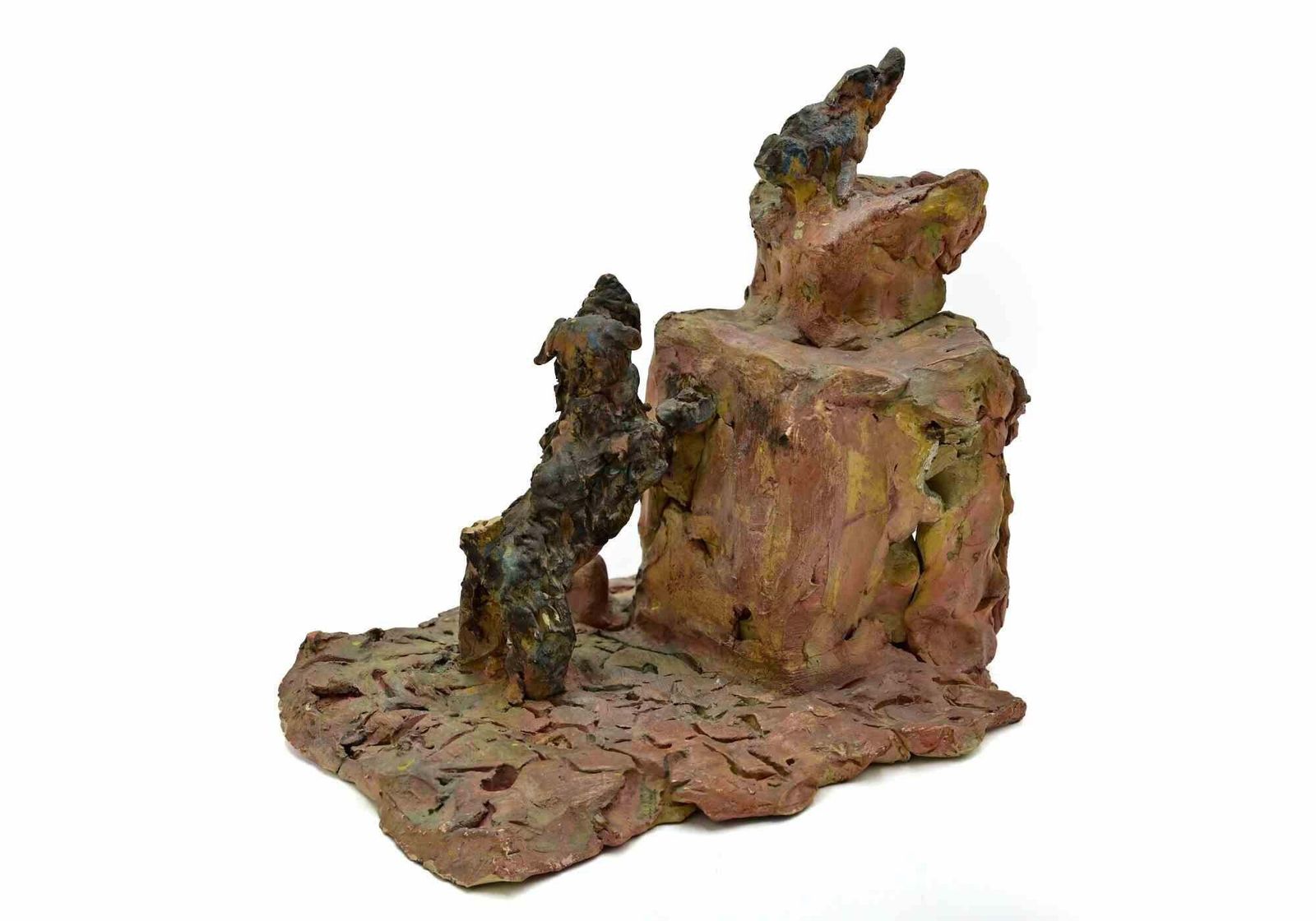 Sirio Pellegrinihunting Dog   Sculpture By Sirio Pellegrini   1960s1960s photo for sale