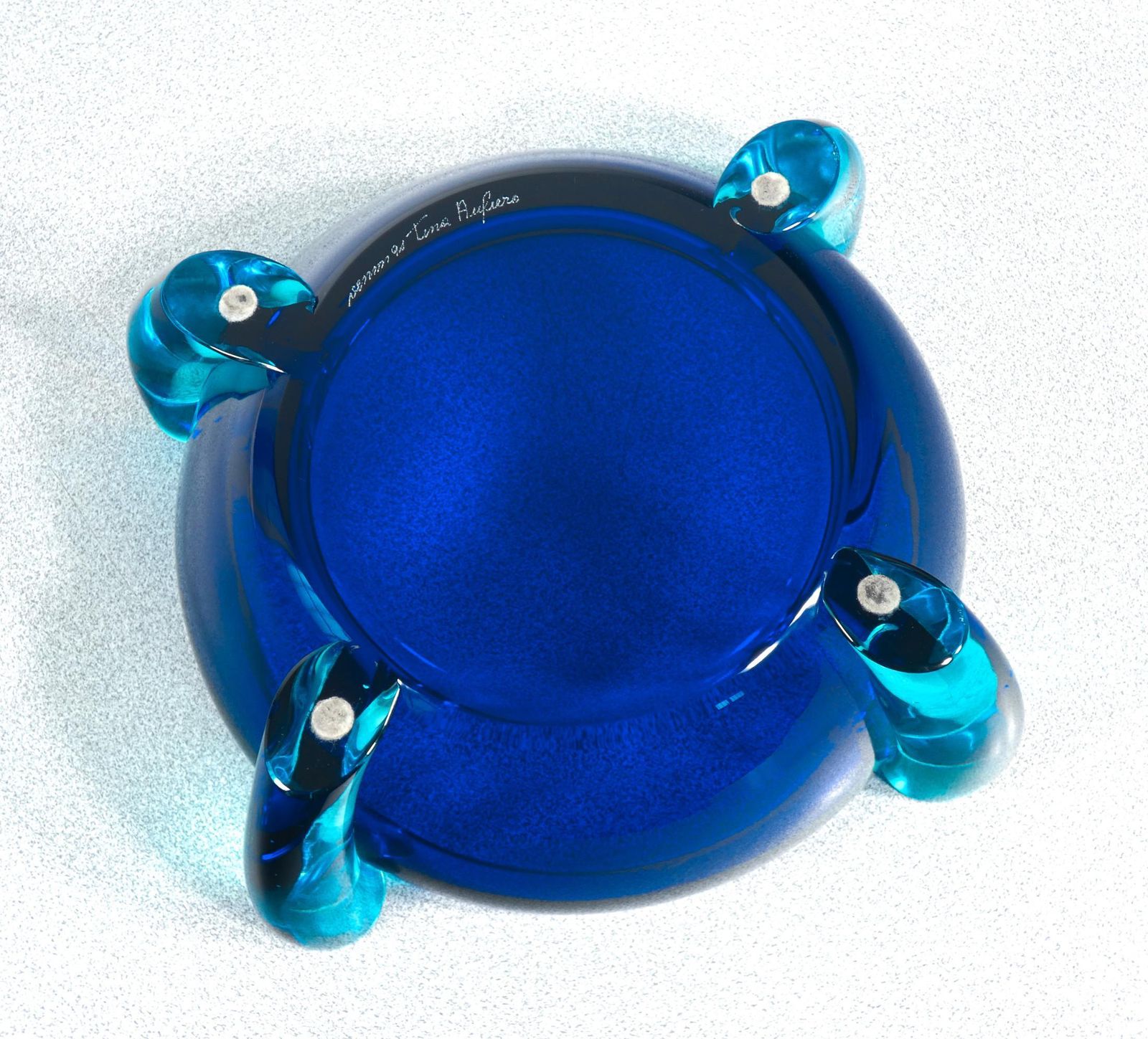 photo furniture Vase, Rosamunda Bowl, Design Marie Tina Aufiero For Venini. Italy, 1991
