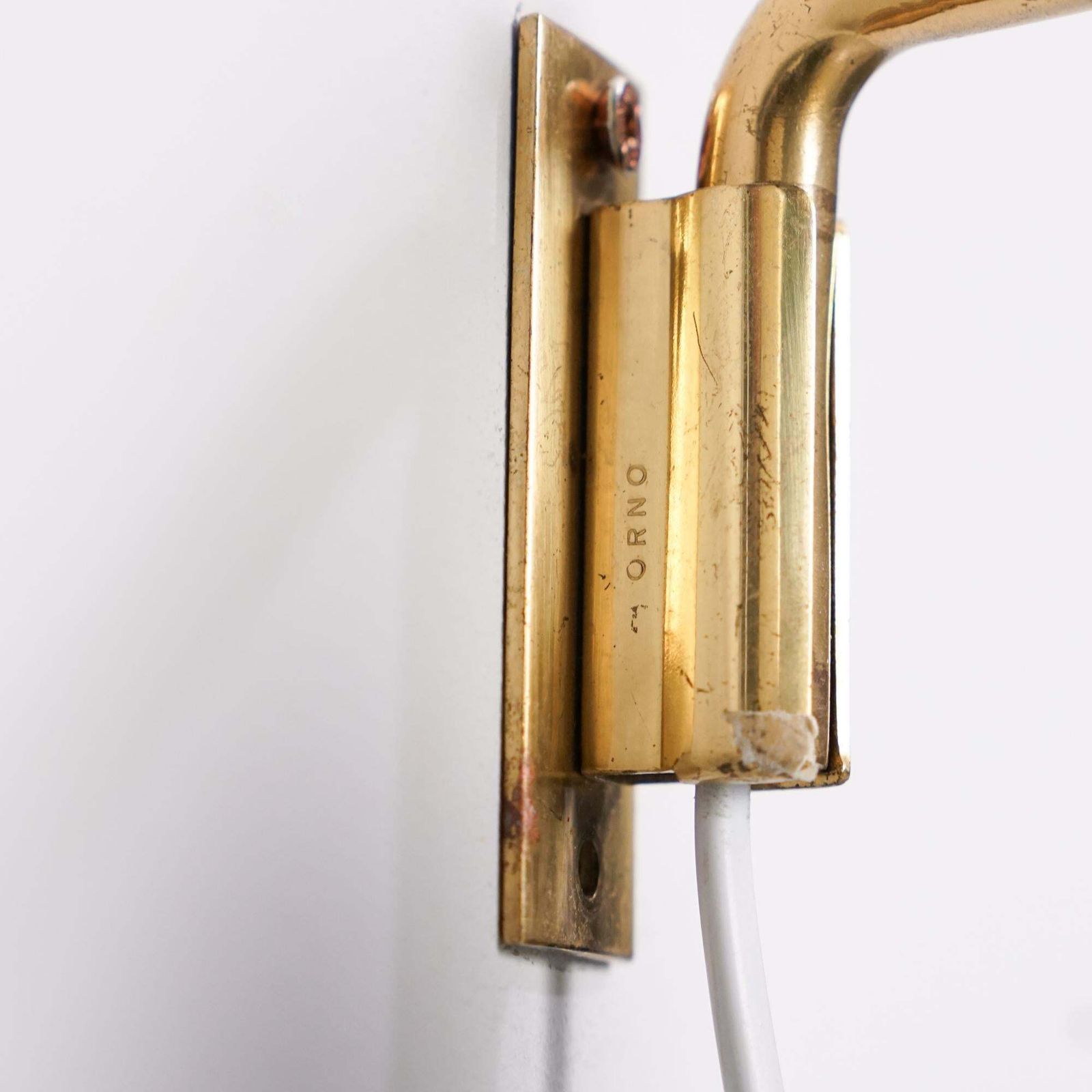 Pair Of Model 50 082 Wall Lights, Lisa Johansson Pape, Orno Oy, 1950s photo vinterior