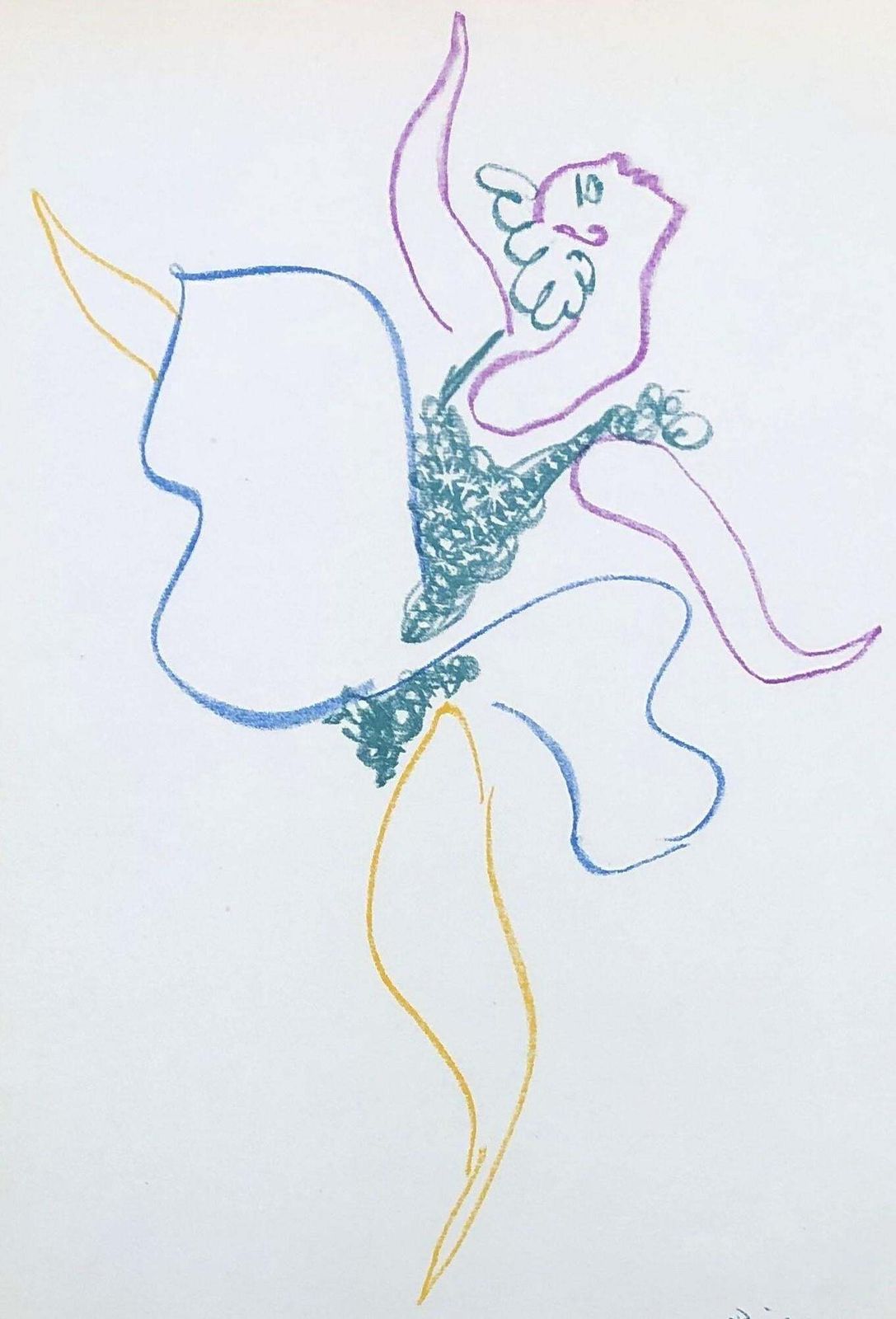 Pablo Picassoballet : The Dancer   Original Lithograph   Printed Signature   Ref. Bloch #7671954 photo 1244.0