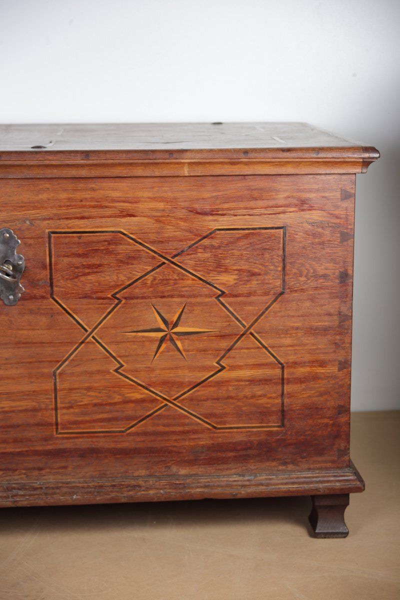 Antique Baroque Oak Chest, 1750s photo buy