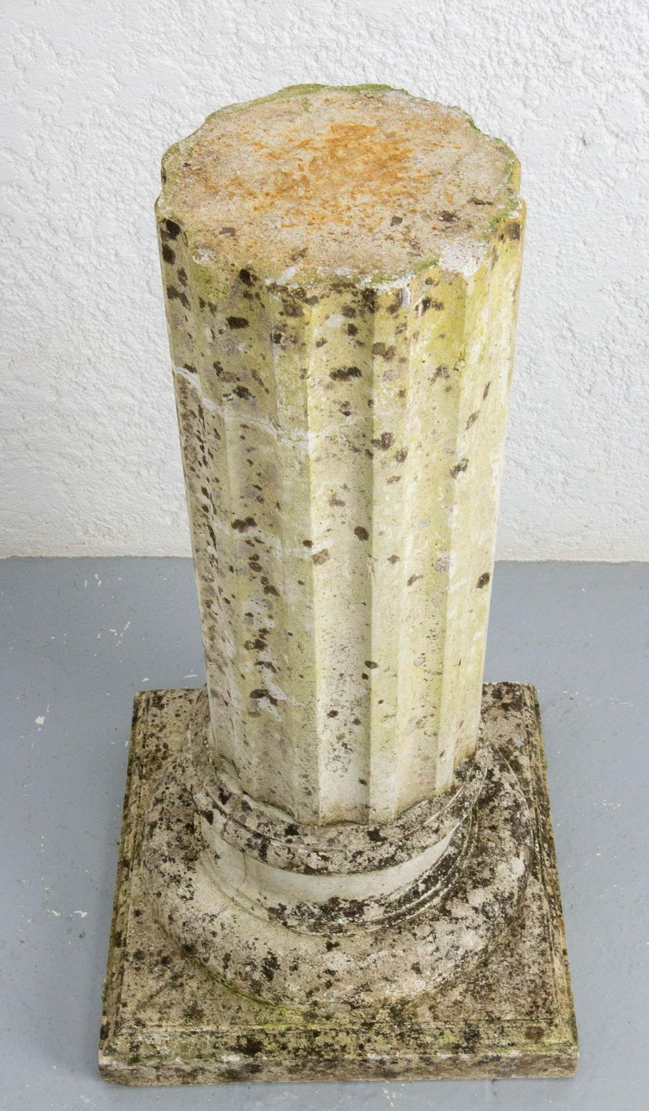 1152.0 Pair Of Garden Cement Column French, Mid 20th Century photo