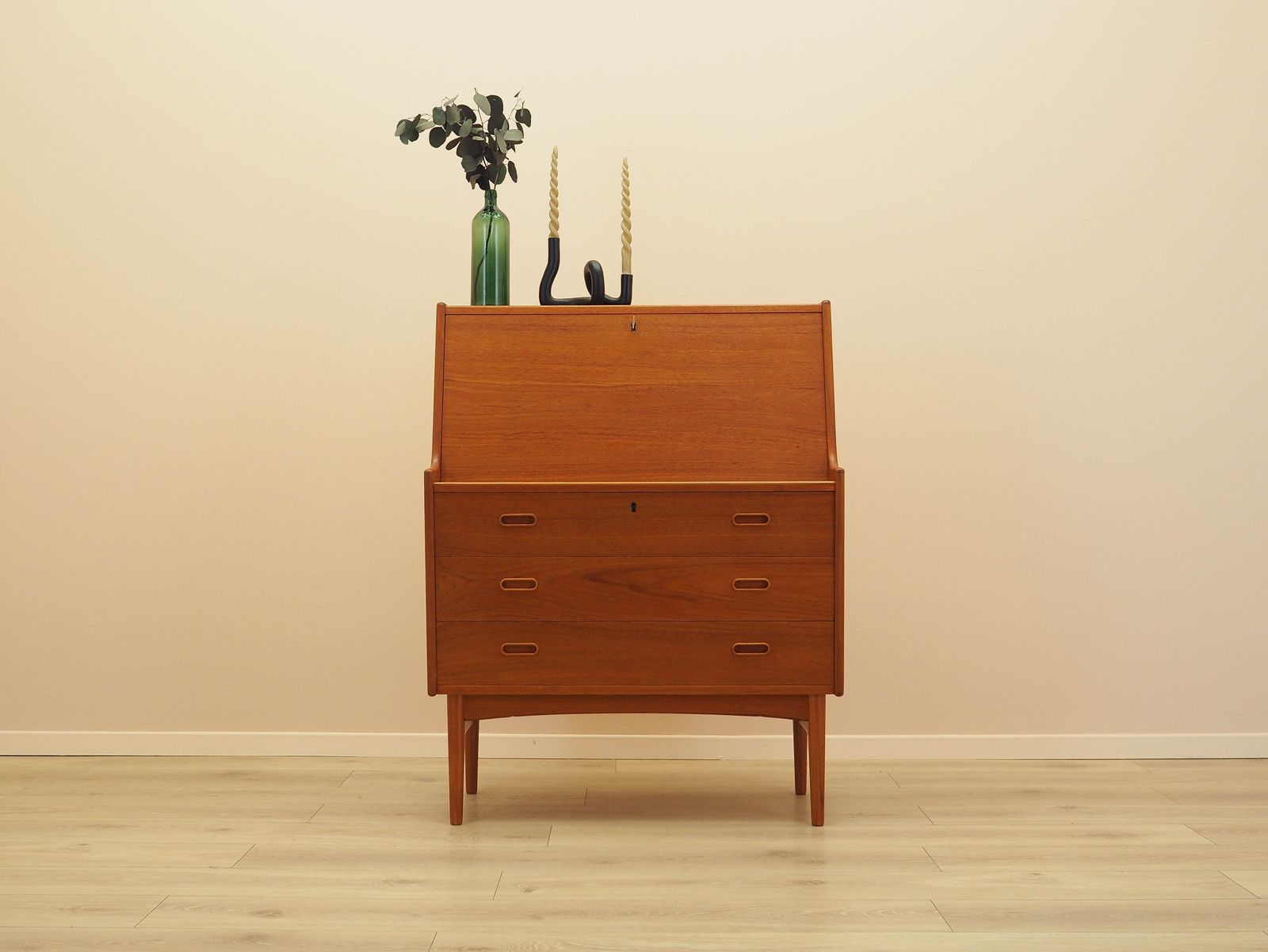 Teakhouten Secretaire, Deens Design, Jaren 1960, Ontwerper: Arne Wahl Iversen, Fabrikant: Vinde Møbelfabrik photo furniture