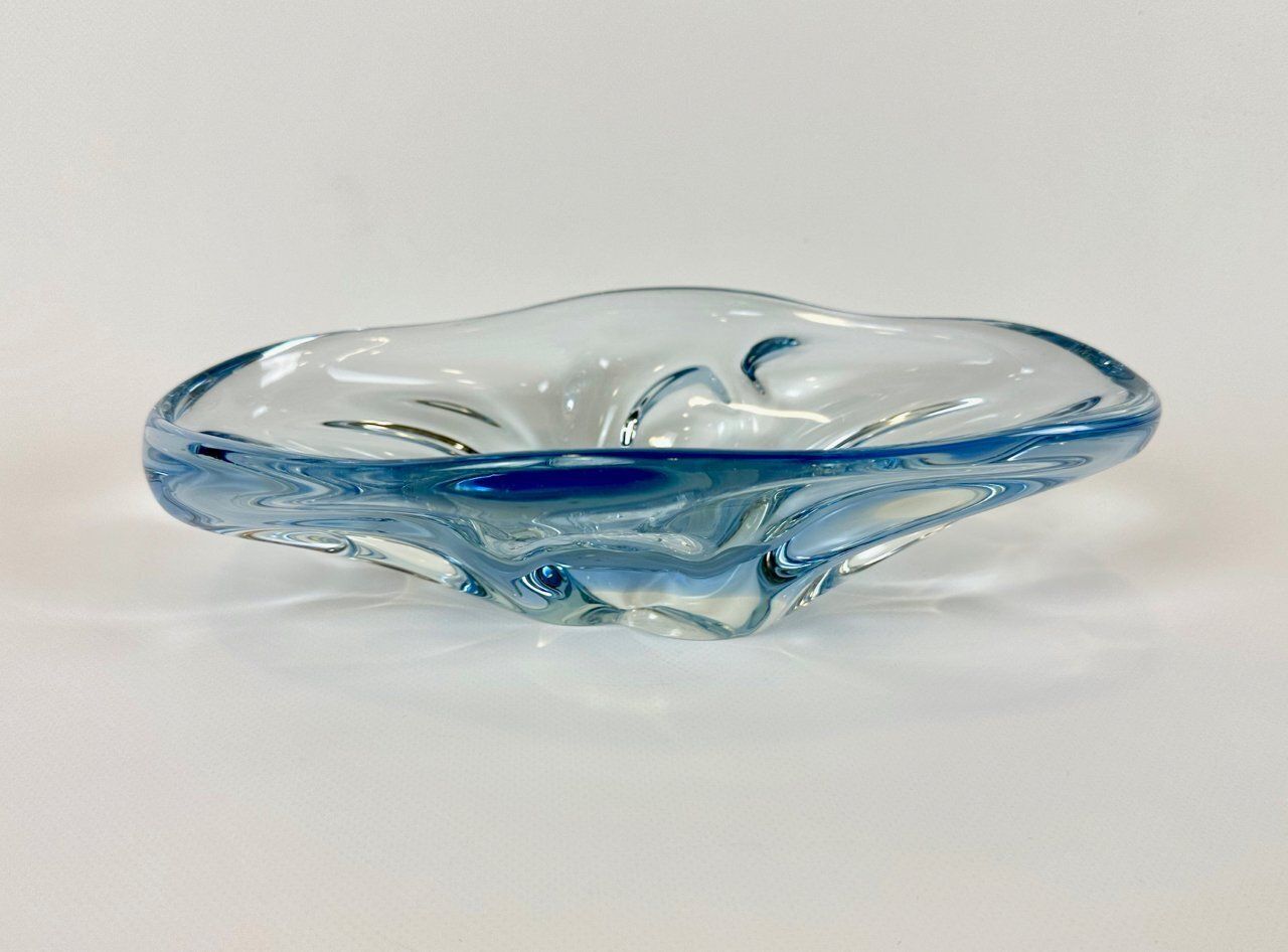 Art Glass Bowl Attributed To Josef Hospodka For Chribska Sklarna, 1960s photo furniture