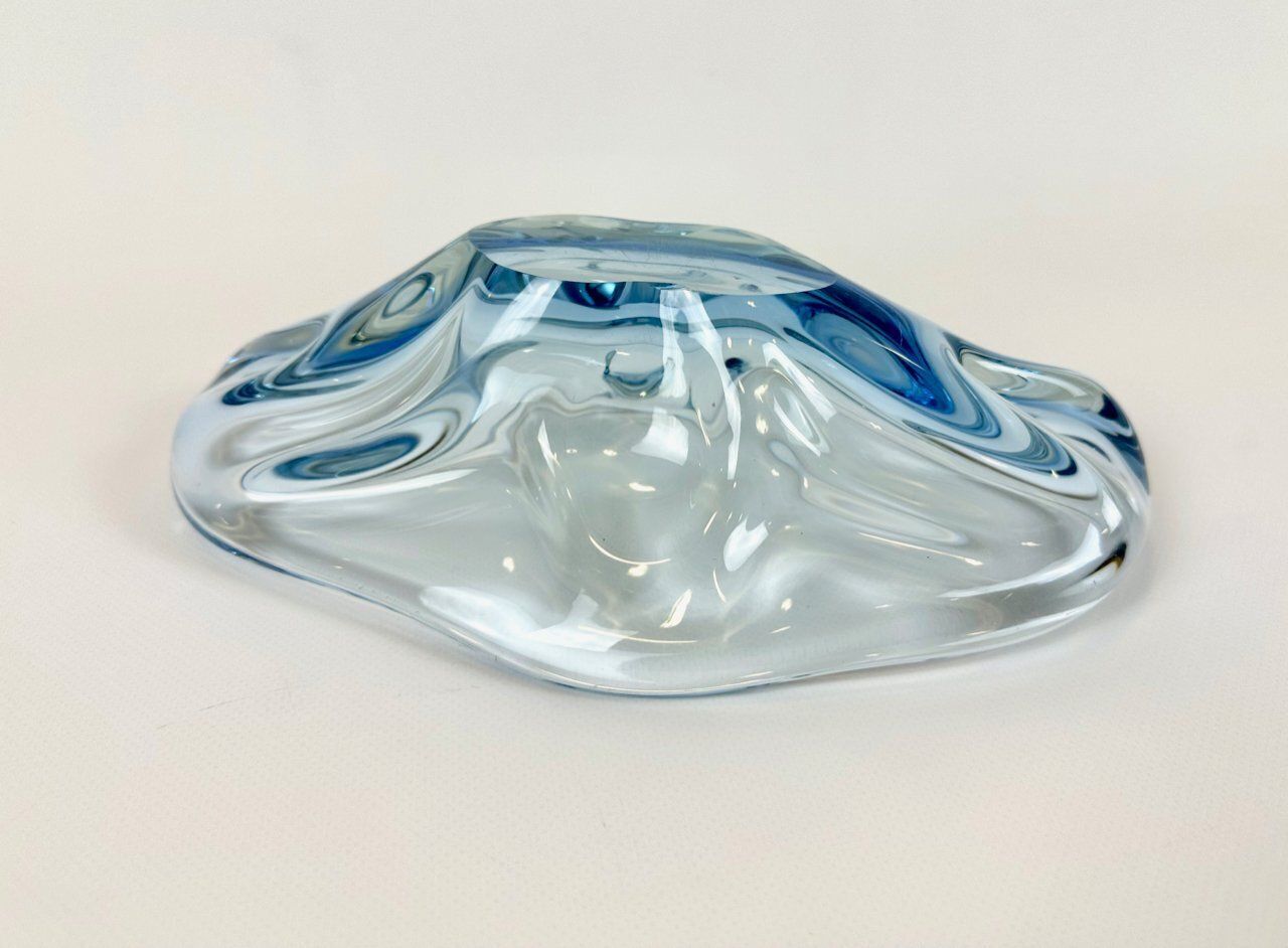 photo furniture Art Glass Bowl Attributed To Josef Hospodka For Chribska Sklarna, 1960s