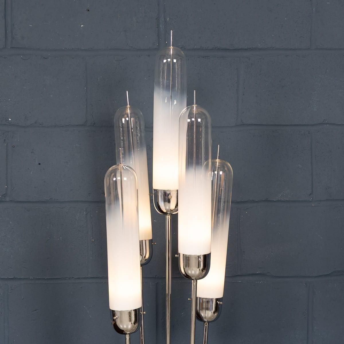20thc Italian Five Light Murano Glass Lamp By Carlo Nason For Mazzega C.1970 photo 2545.0