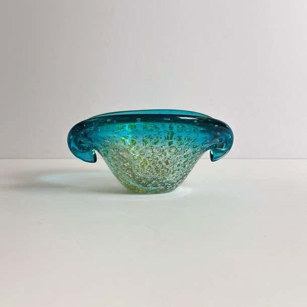 photo furniture Murano Glass Sommerso Bowl By Archimede Seguso, 1960s Italy