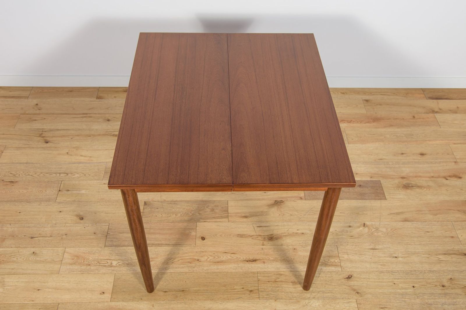 photo vintage Mid Century Extendable Teak Dining Table, Denmark, 1960s