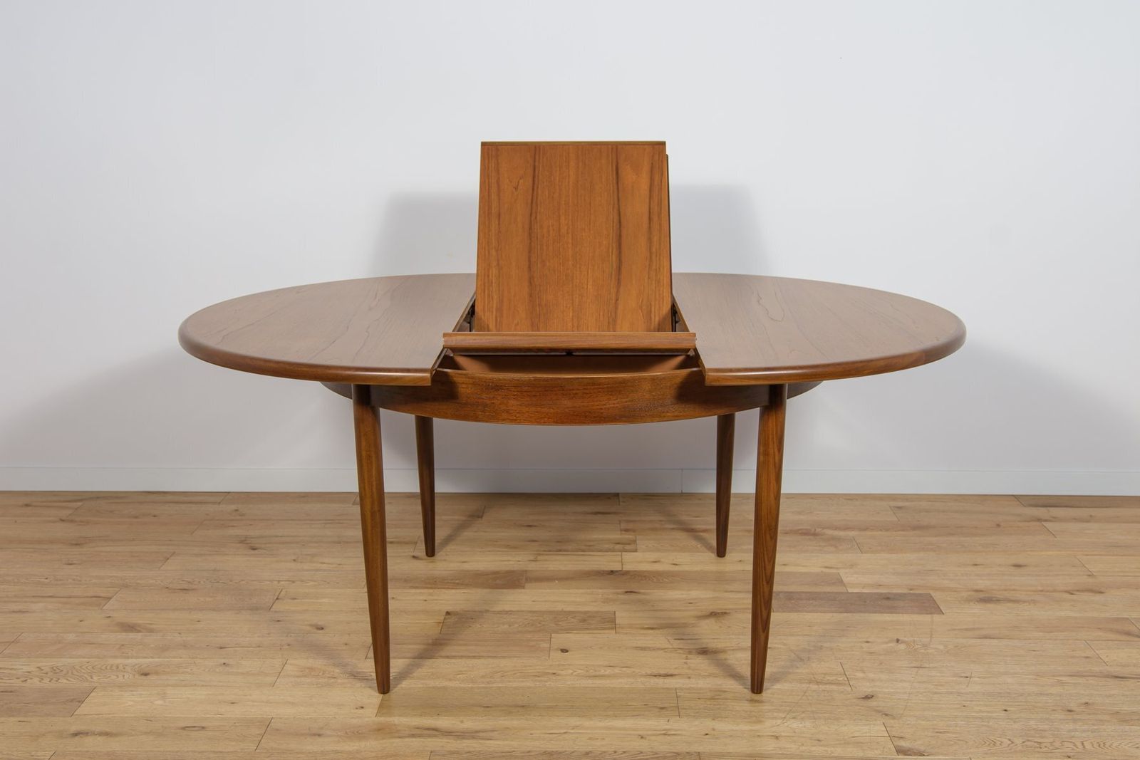 Mid Century Round Teak Fresco Dining Table From G Plan, United Kingdom, 1960s photo vinterior