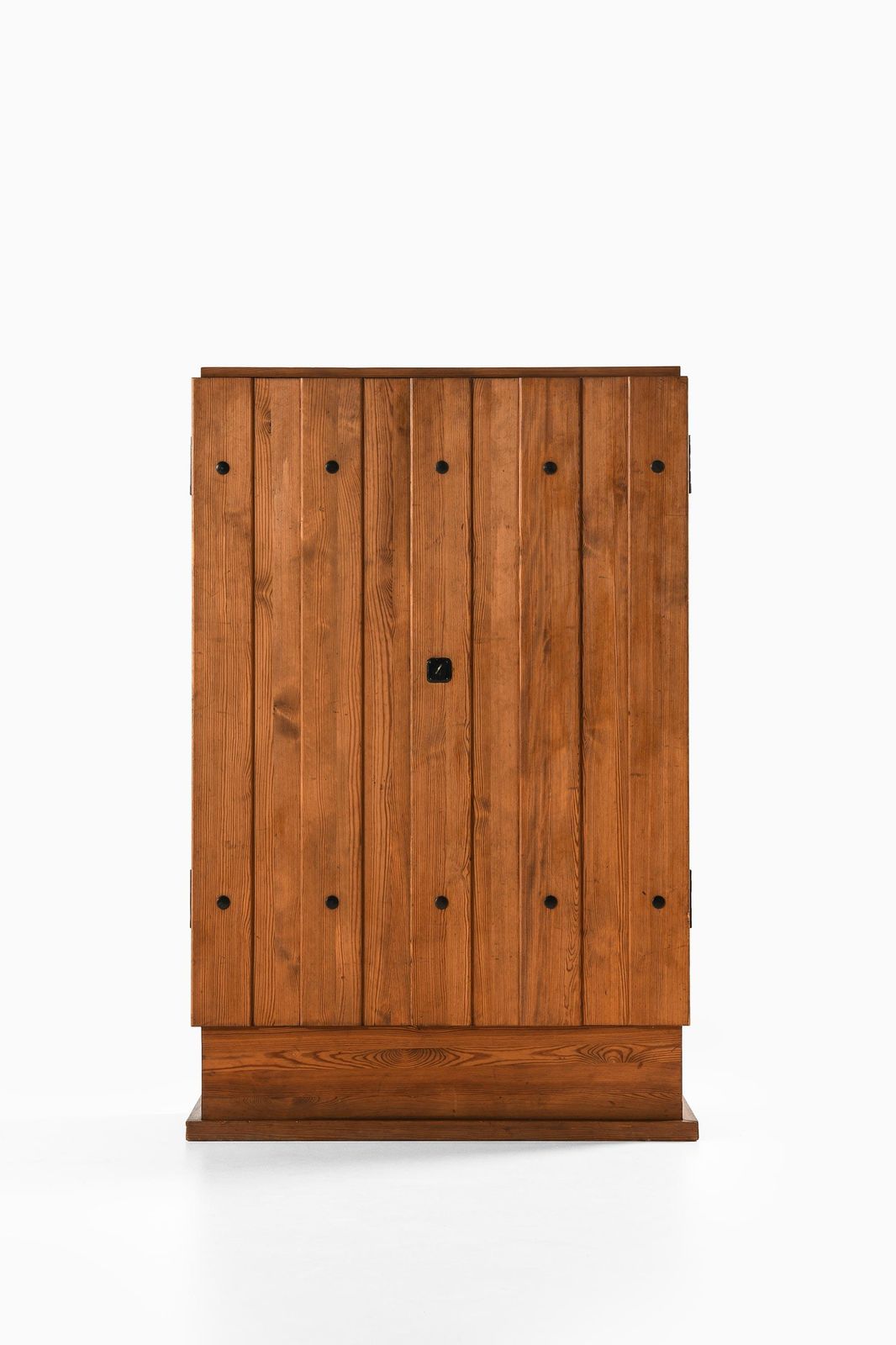 Lovö Cabinet In Iron, Pine And Wrought Iron By Axel Einar Hjorth, 1930s photo furniture