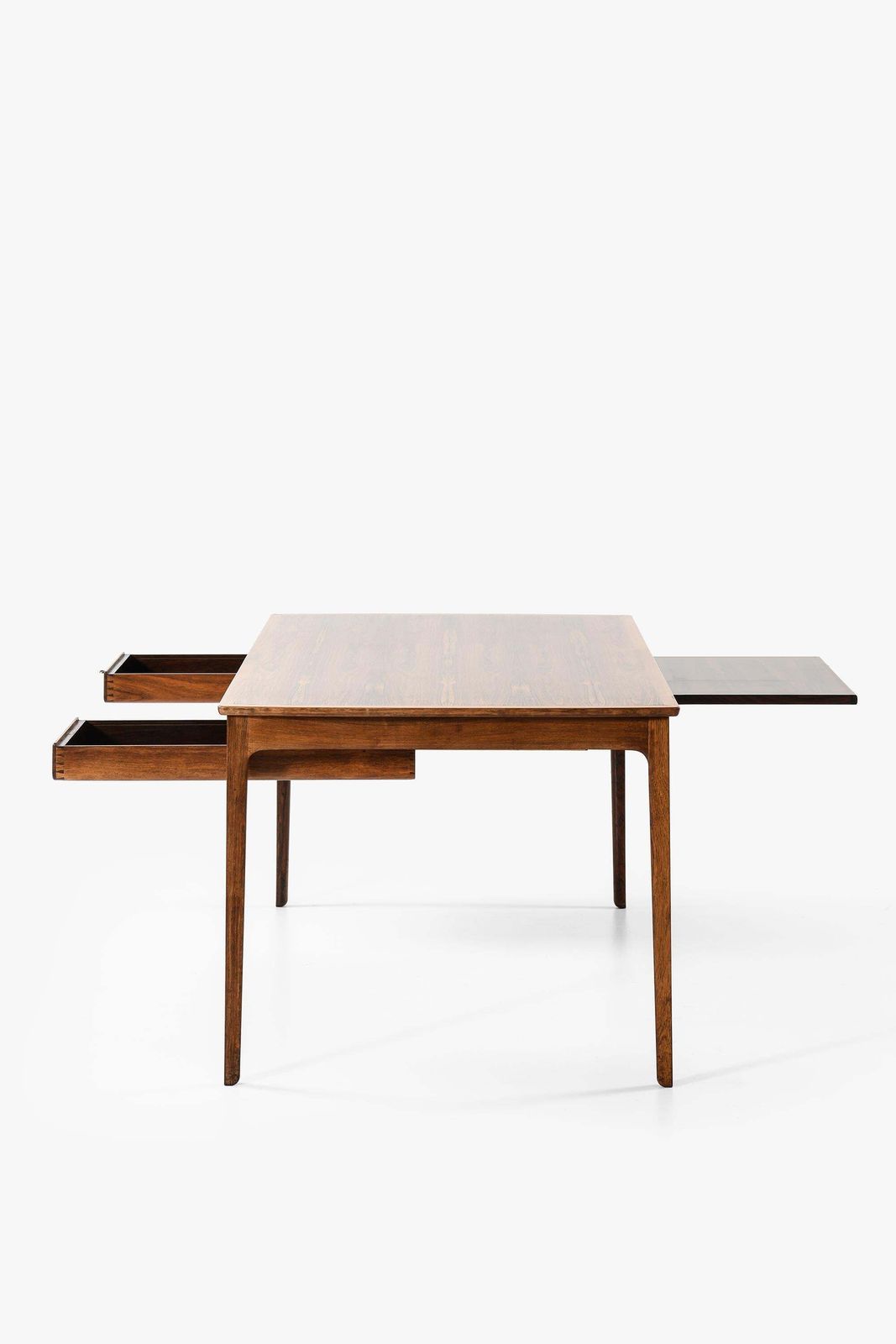 photo furniture Freestanding Desk In Brass And Rosewood By Ole Wanscher, 1959