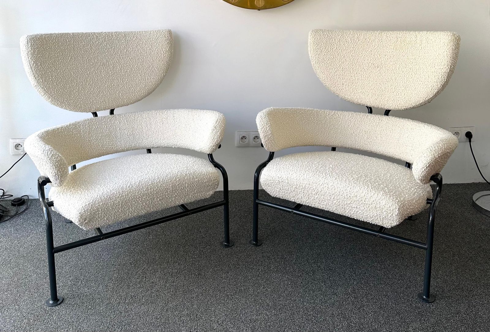 Pair Of Armchairs Pl19 By Franco Albini For Poggi, Italy, 1960s photo furniture