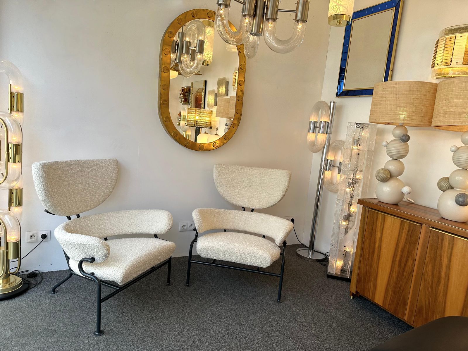 Furniture Pair Of Armchairs Pl19 By Franco Albini For Poggi, Italy, 1960s photo