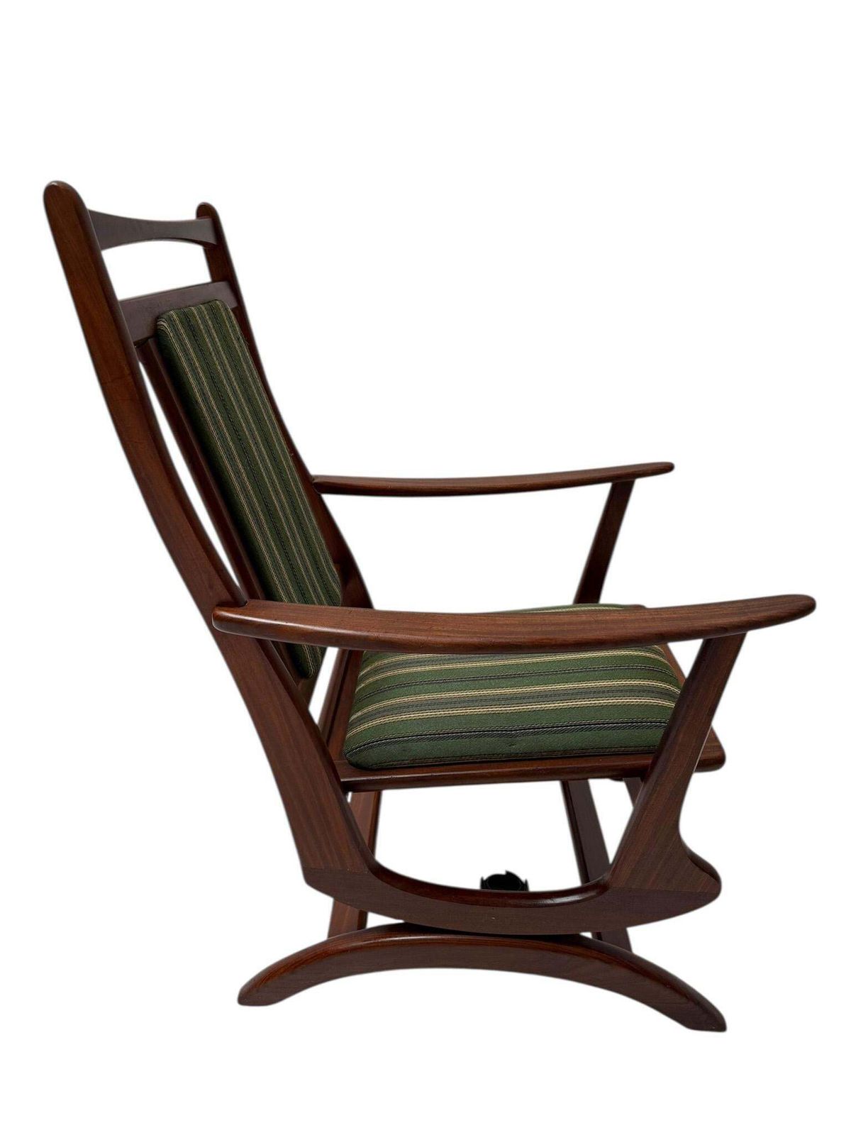 Danish Mid Century Modern Rocking Chair In Teak, 1960s photo Furniture