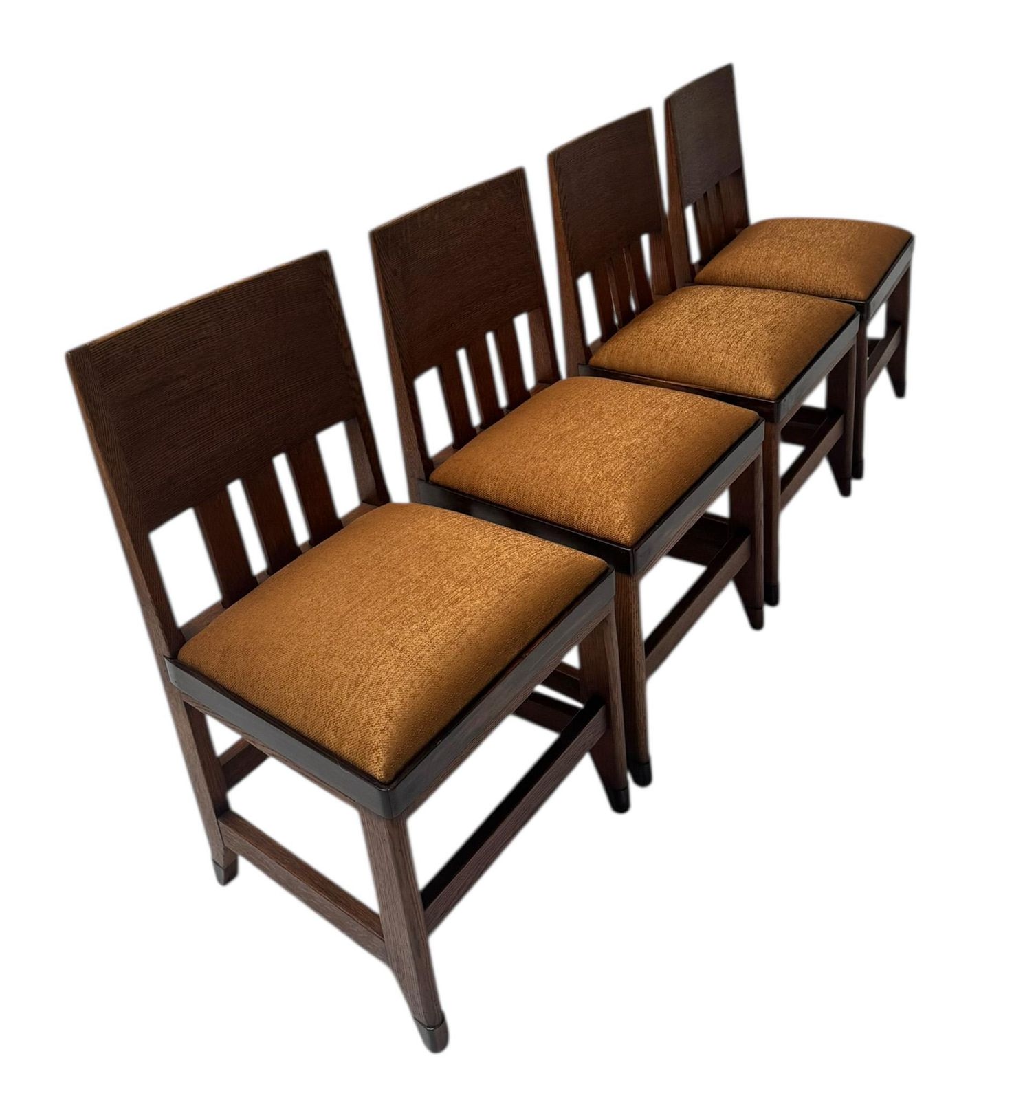 Four Art Deco Modernist Dining Room Chairs By Hendrik Wouda For Pander, 1924 photo furniture