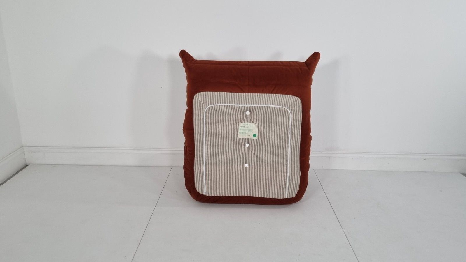photo buy Ligne Roset Togo Chair In Luxurious Russet Alcantara Immaculate