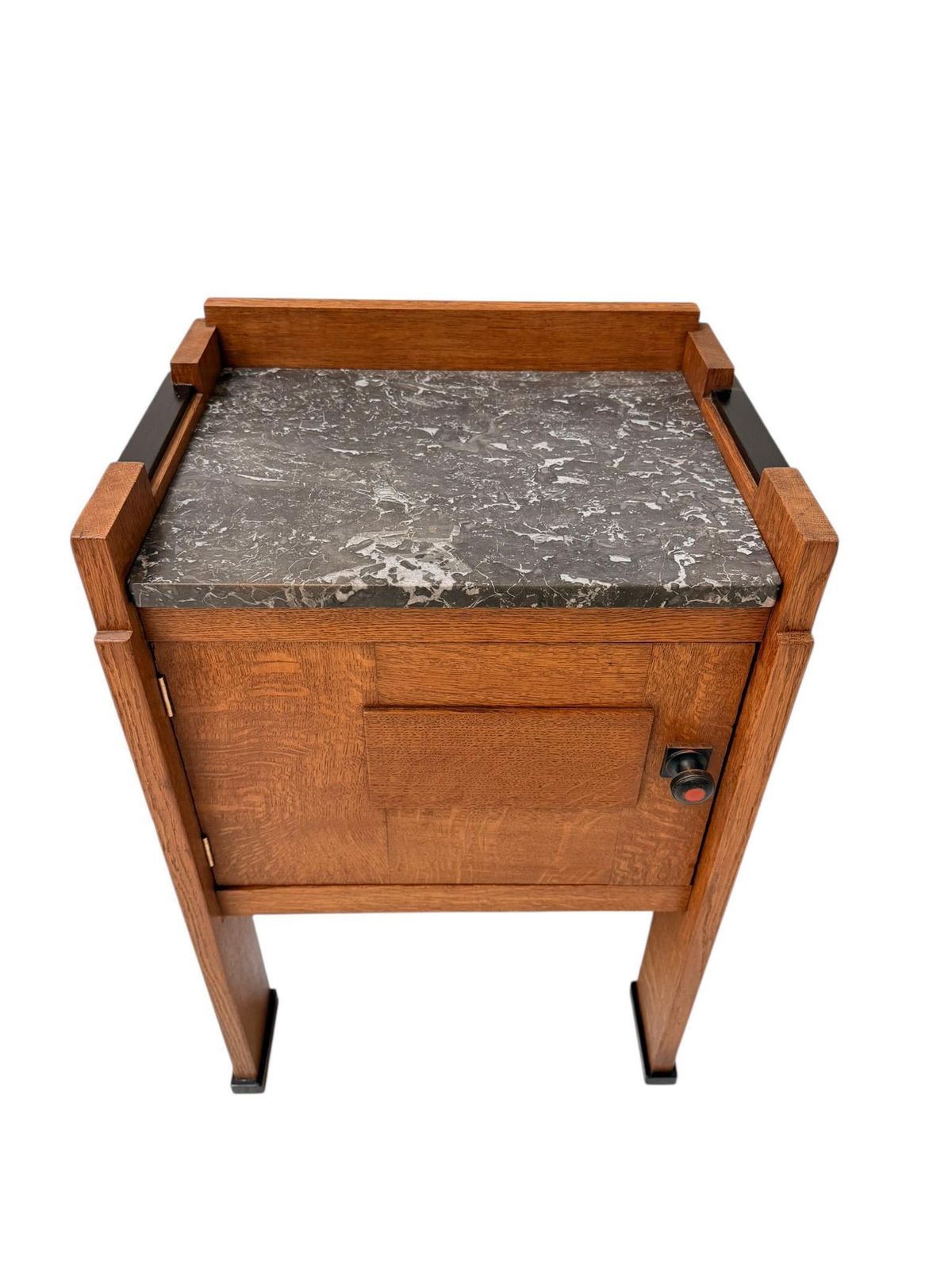 Furniture Art Deco Modernist Nightstand Or Bedside Cabinet, 1920s photo