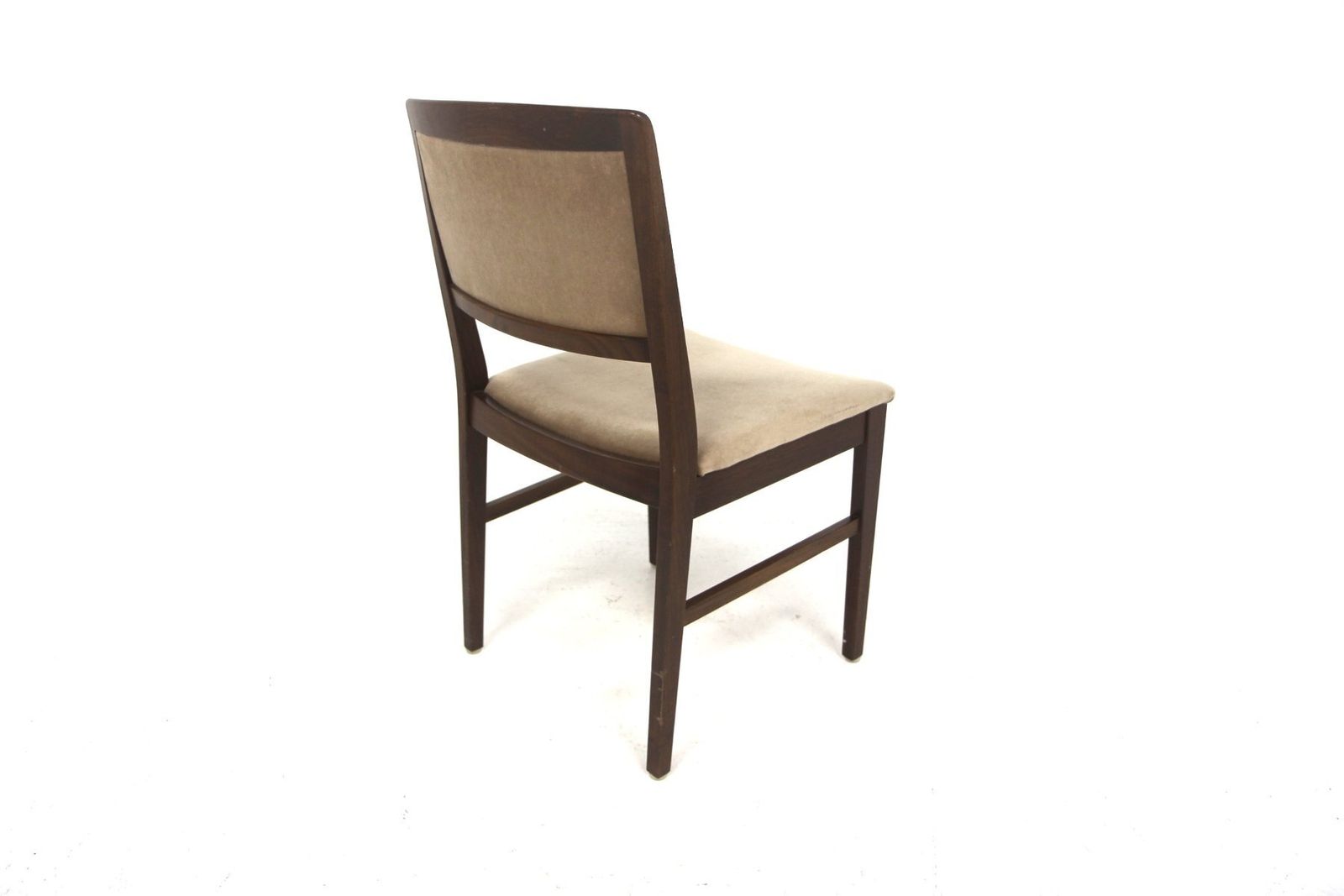Scandinavian Walnut Chairs, Sweden, 1970s, Set Of 4