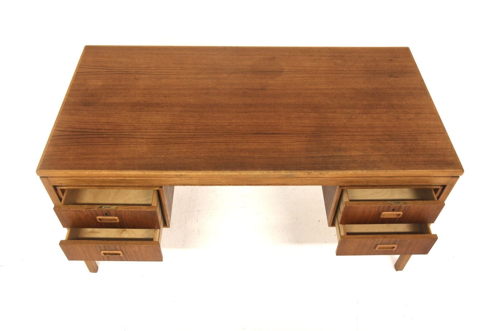 Scandinavian Desk In Teak And Oak, Sweden, 1960s photo 1219.0