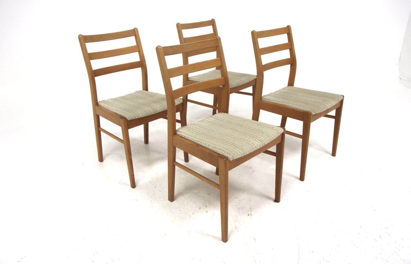 Scandinavian Walnut Chairs, Sweden, 1960s, Set Of 4 photo Furniture