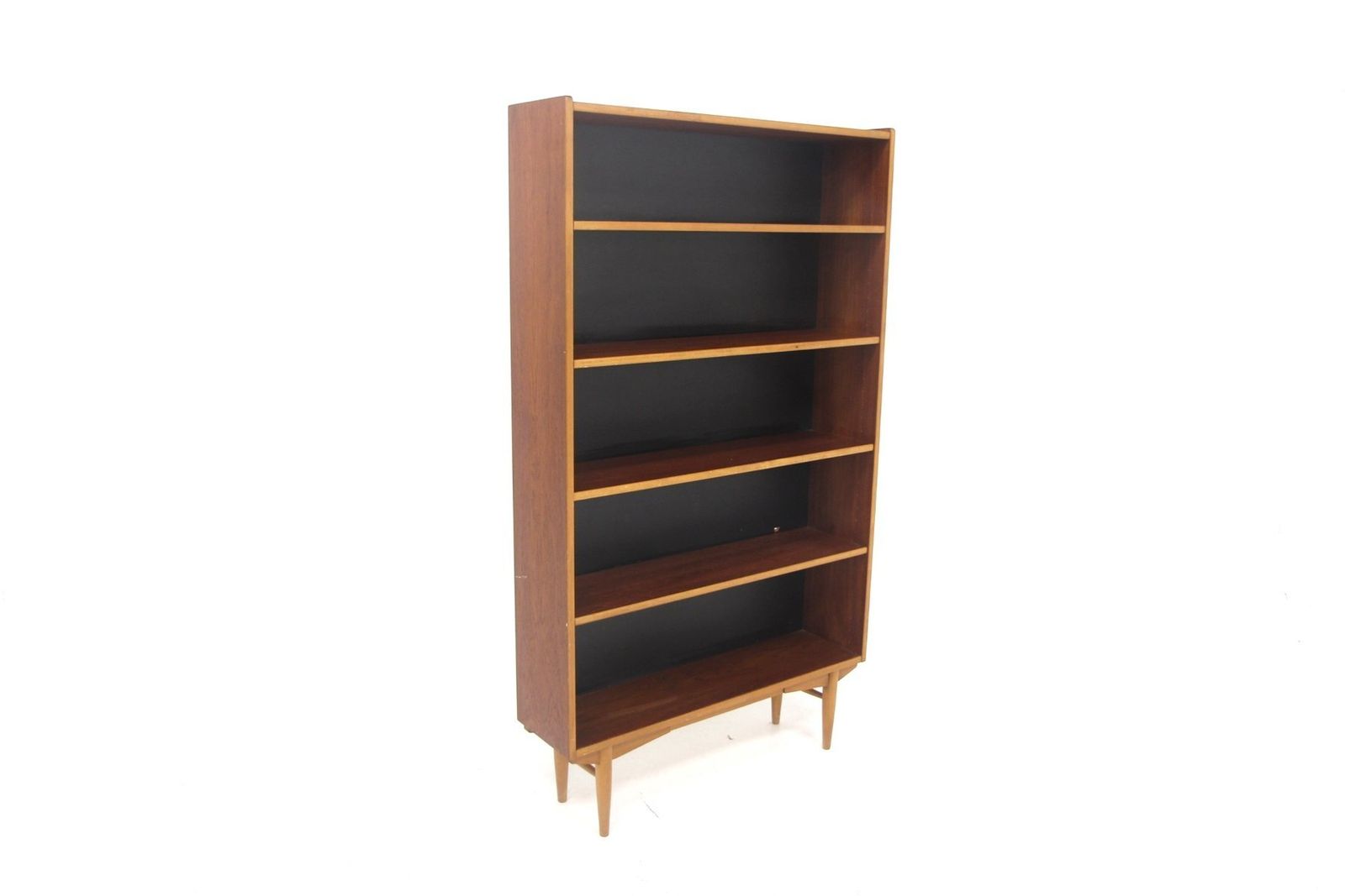 Scandinavian Teak Bookcase From Hugo Troeds, Bjärnum, Sweden, 1950s photo for sale