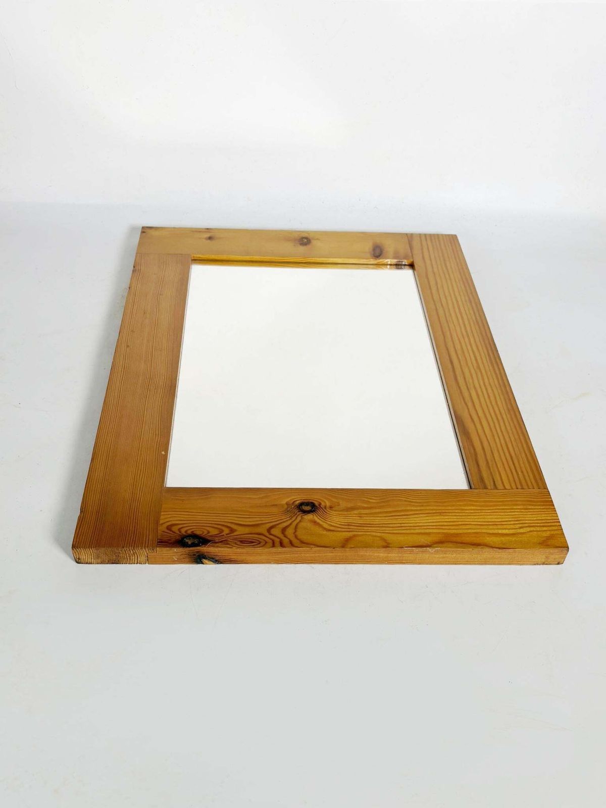 Pine Mirror In The Style Of Charlotte Perriand, France, 1970 photo for sale
