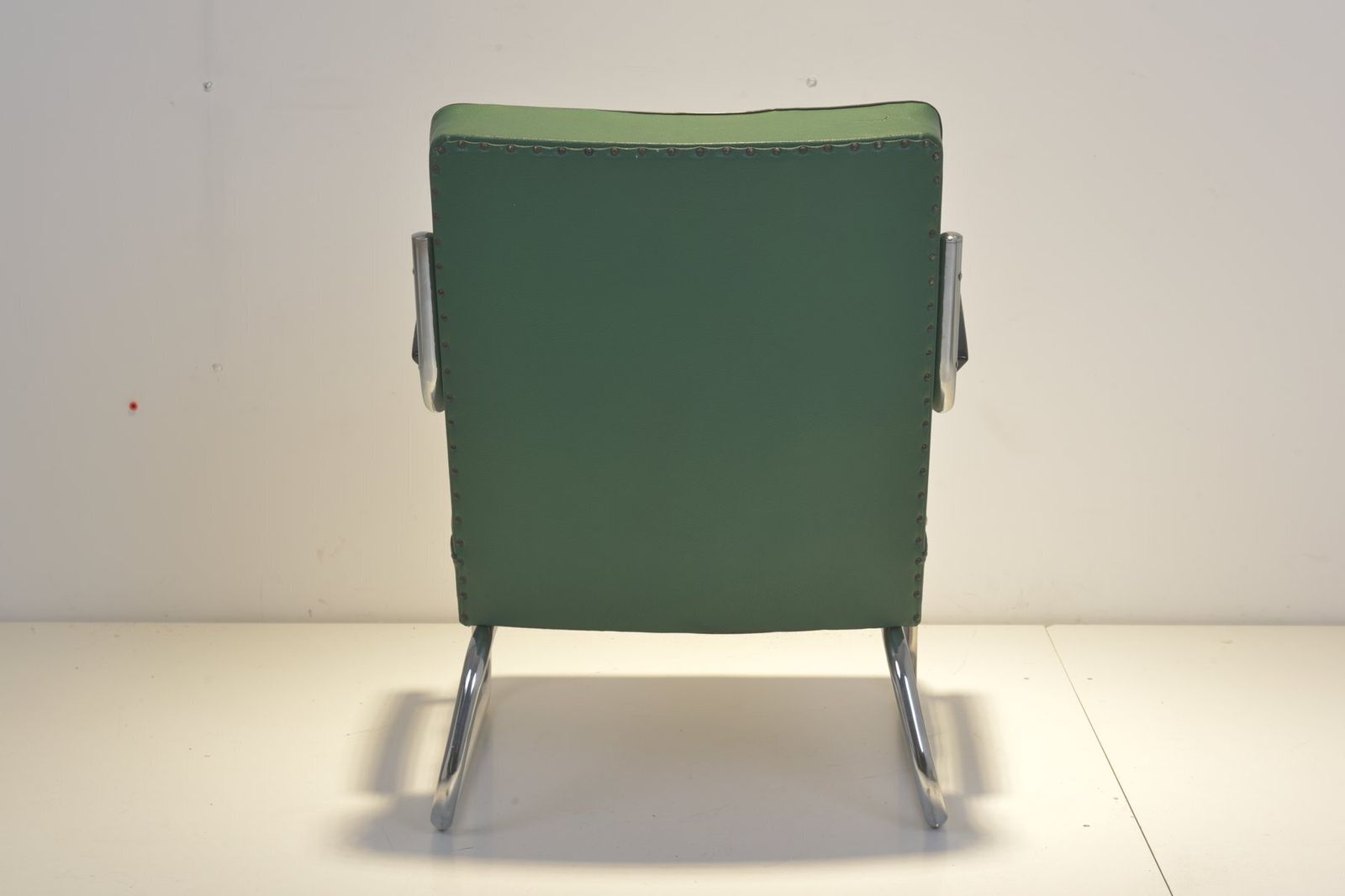 photo furniture Steel Tube Chair From Drabert, 1950
