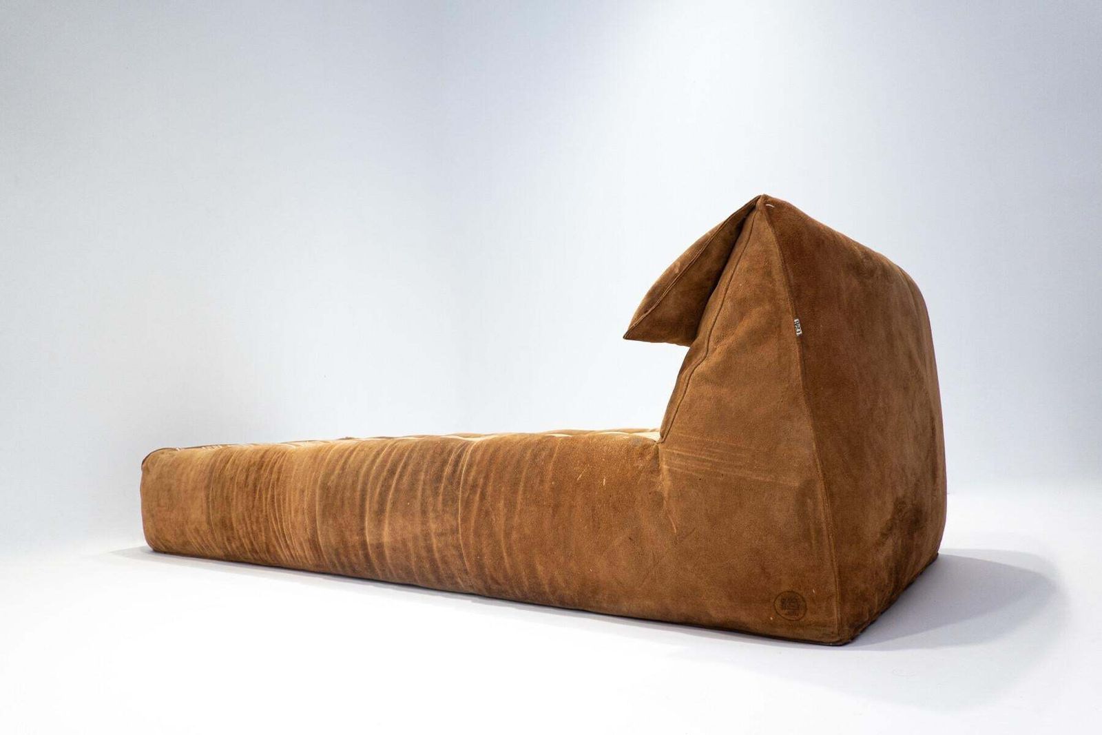 photo furniture Mid Century Modern Bambole Daybed By Mario Bellini, Suede, C&B Italia, 1970s