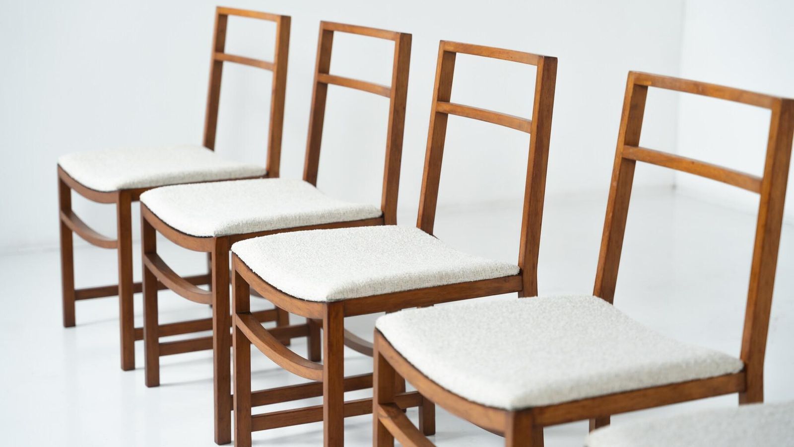 Set Of 6 Mid Century Modern Dining Chairs By Renato Venturi For Mim, 1950s photo for sale