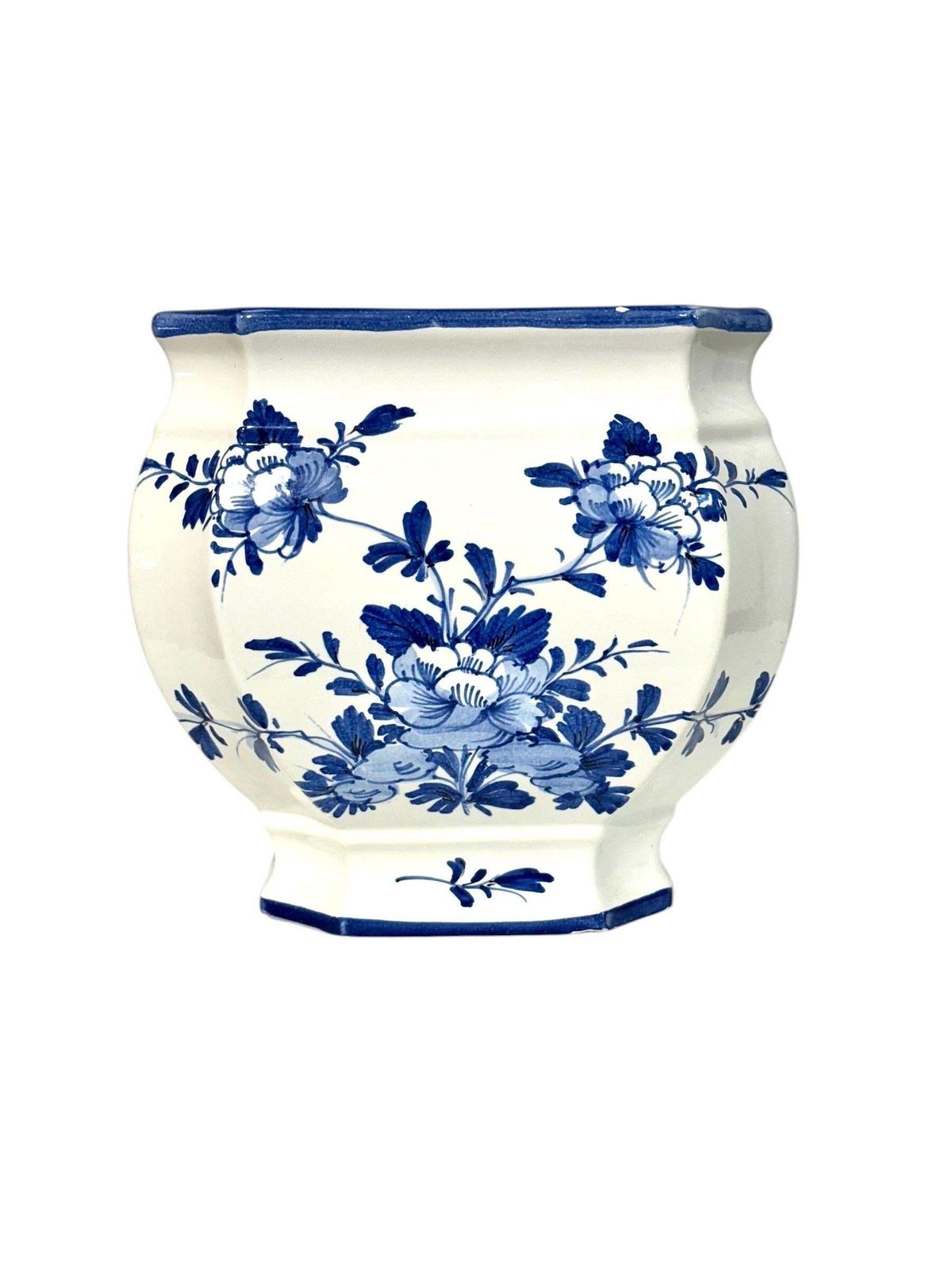 photo vintage Blue And White Porcelain Jardinière, Larucci For Christian Dior