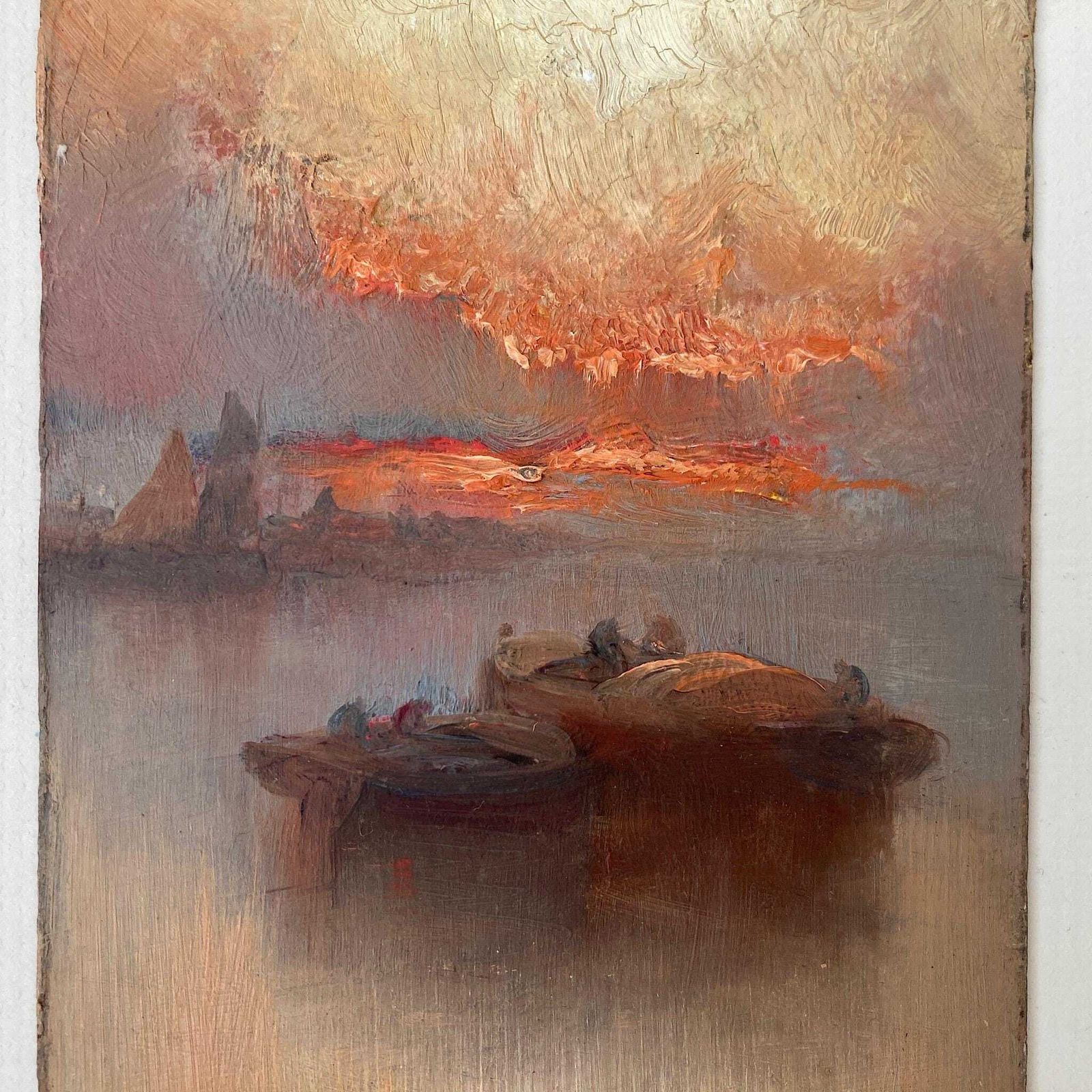 Venice   Antique Oil Painting Of Venice Late 19th Century Italian Austrian Artist photo Art
