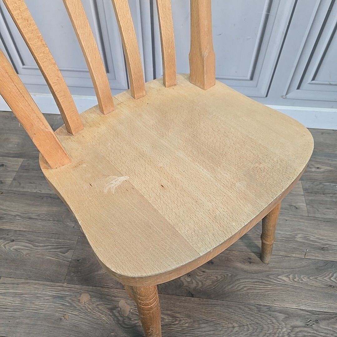 Antique Wooden Farmhouse Chairs   Victorian Style Turned Country Windsor  Solid photo Furniture