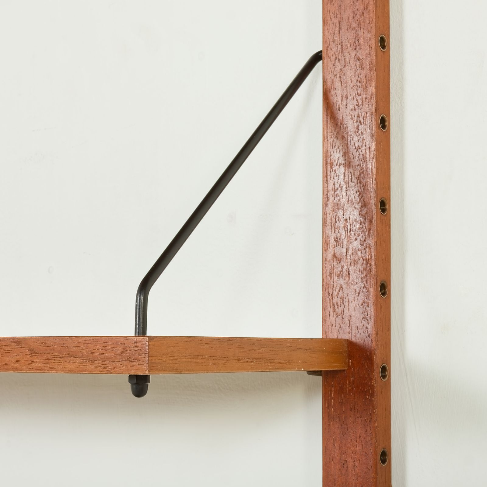 961.0 Scandinavian Mid Century Wall Unit With A Console And A Mirror, Denmark, 1970s photo