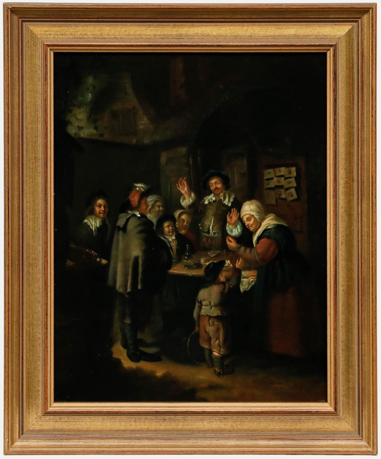Dutch School Late 19th Century Oil   The Charlatan