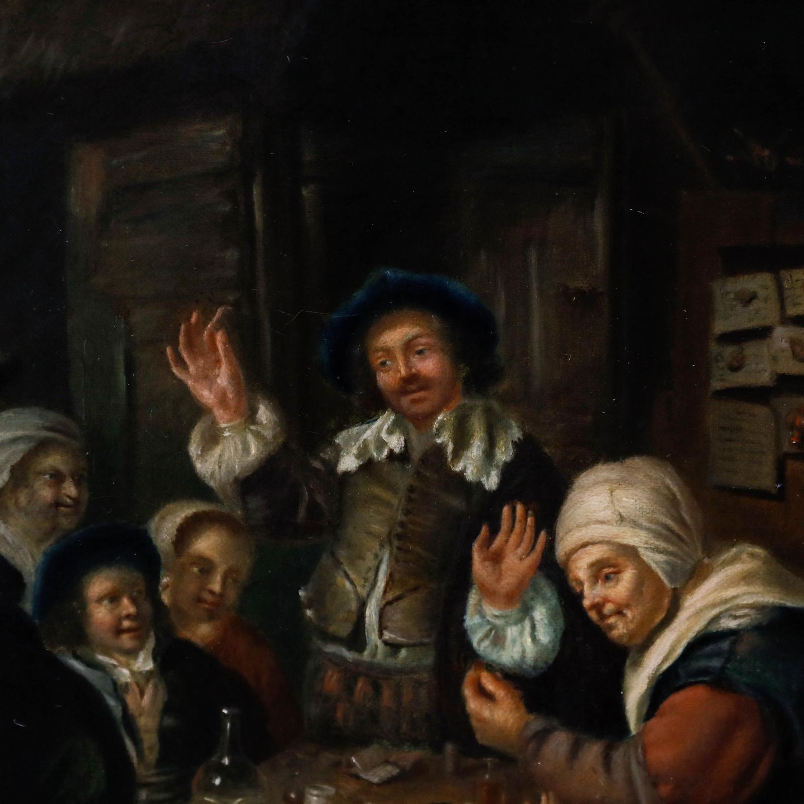 Dutch School Late 19th Century Oil   The Charlatan photo 650.0