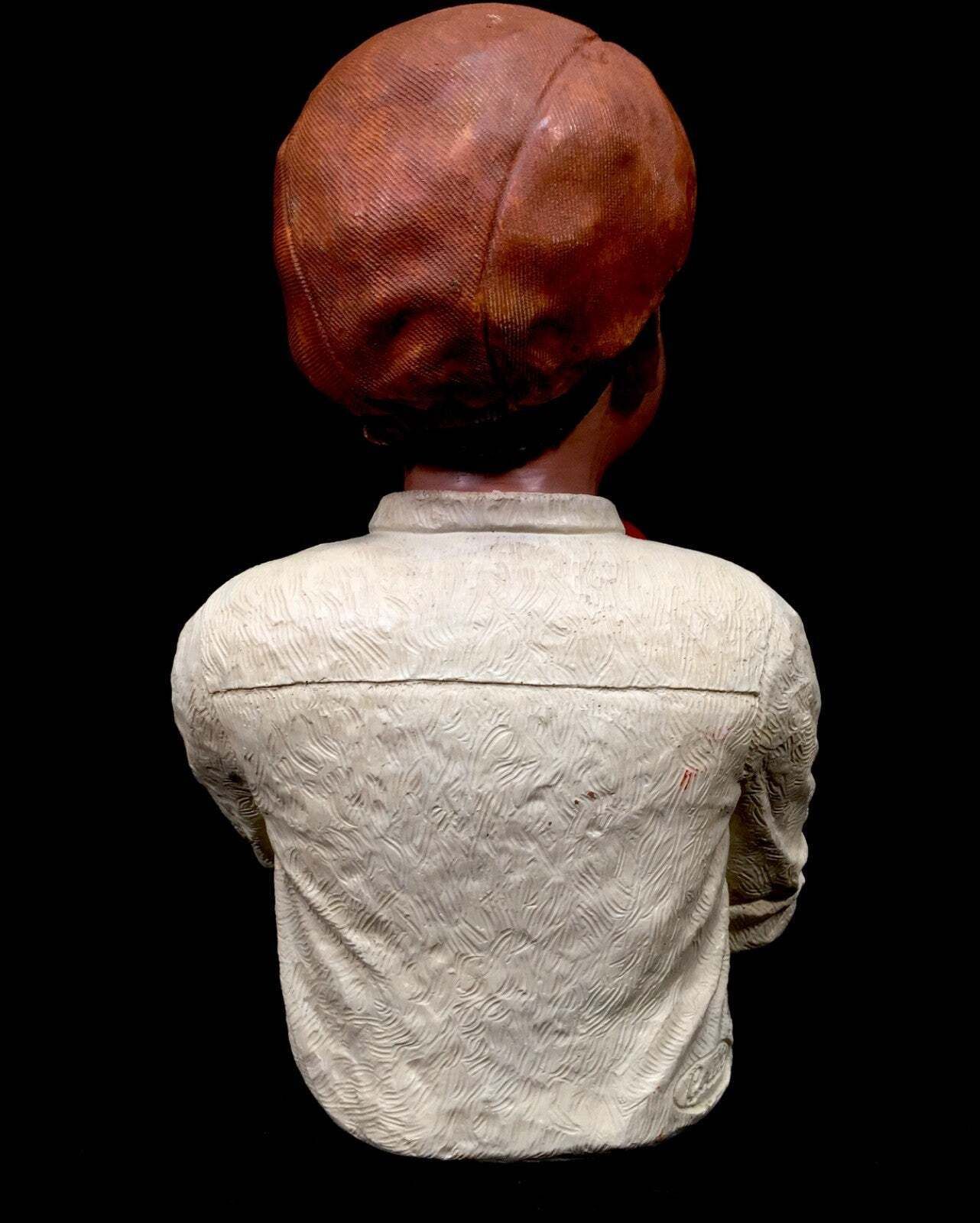 Vintage “Callek” Boy With Apple Statue / Tabletop Counter Display Mannequin photo vinterior