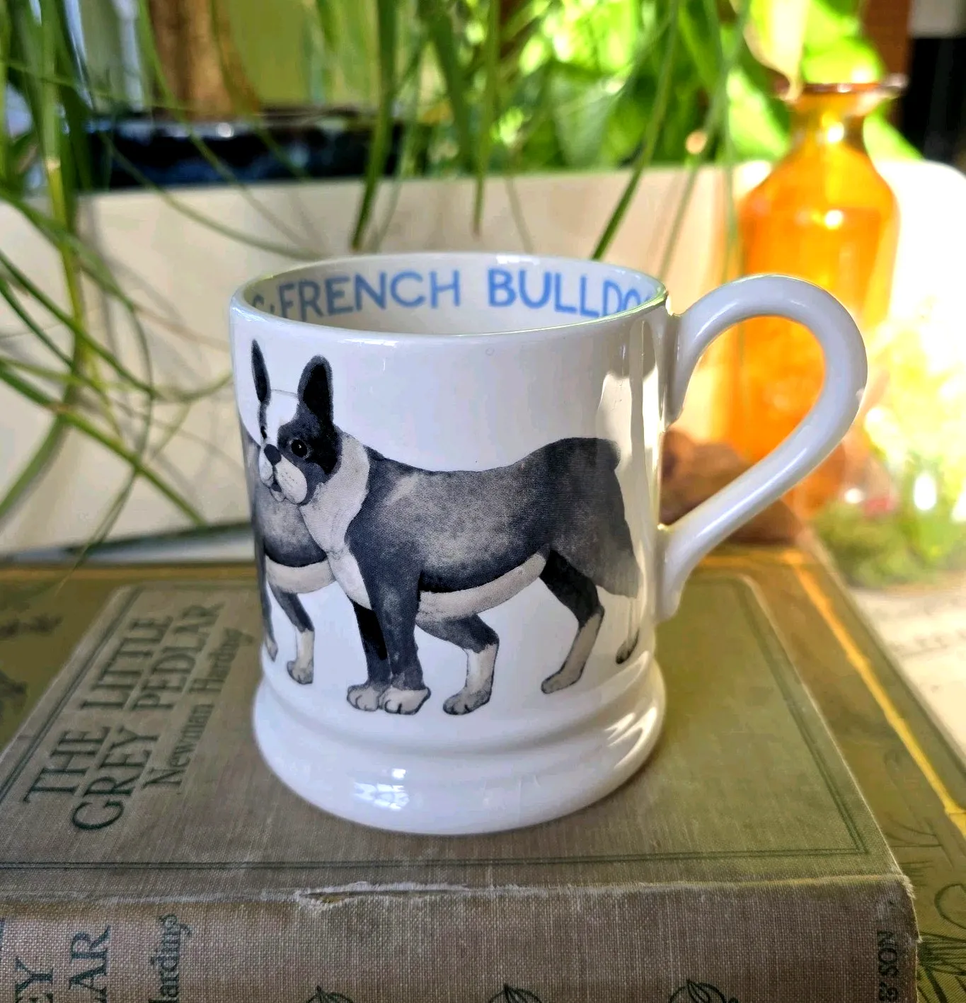 Emma Bridgewater French Bulldog 1/2 Pint Mug Very Rare photo for sale