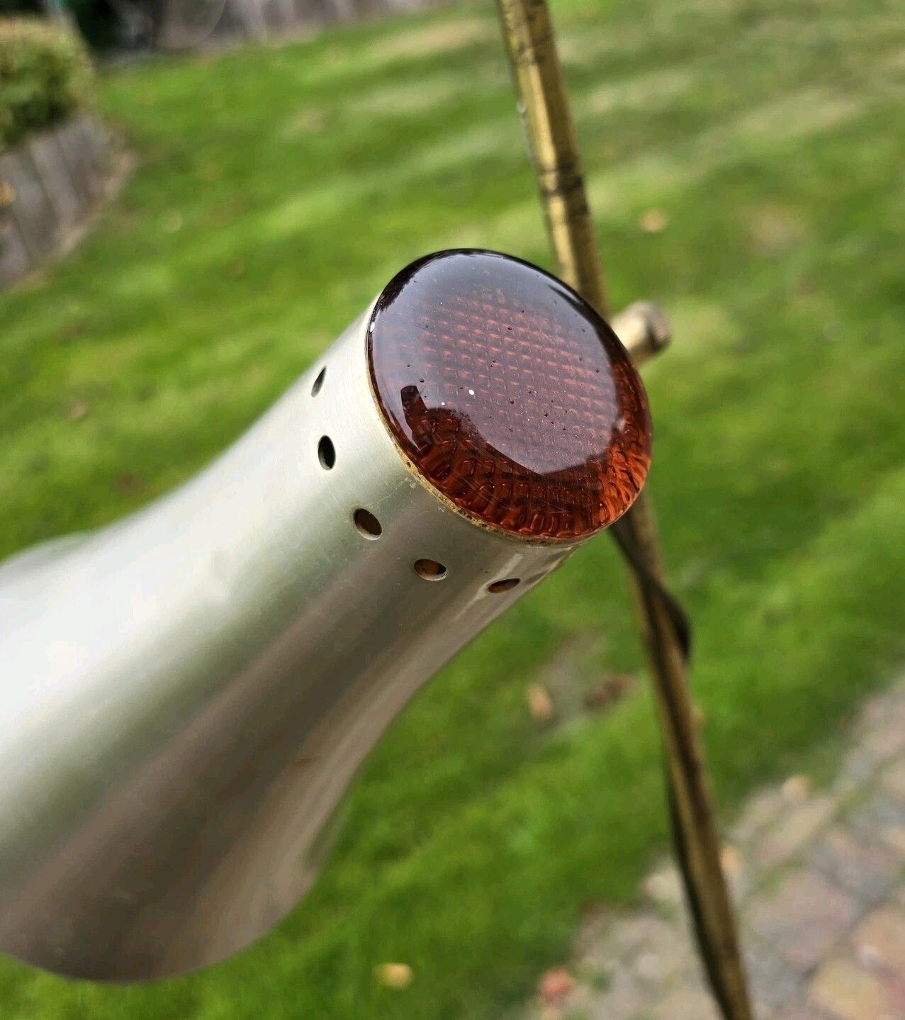photo vintage Vintage 70s Brass Floor Lamp Vitrika Denmark Mcm Reading Adjustable 2lights Rare