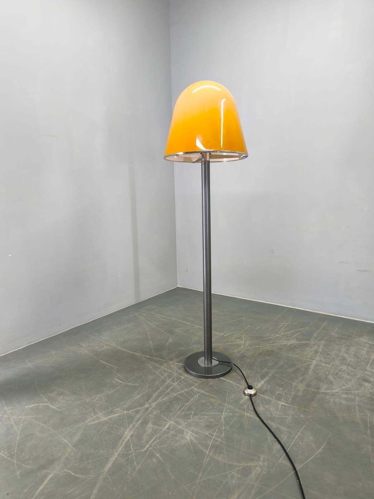 Rare Mid Century Modern Floor Lamp "Kuala " By Franco Bresciani, Italy , 1970s photo Lighting