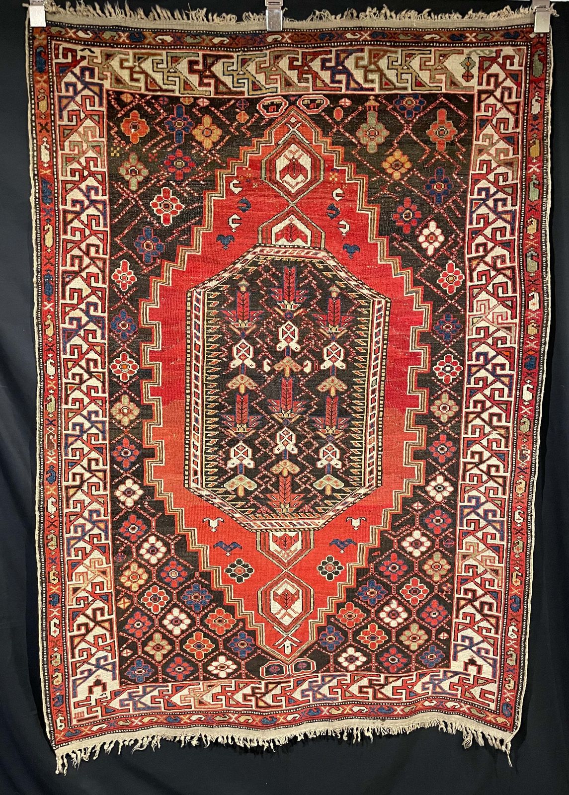 Antique Caucasian Shirvan 'Bird Rug' photo furniture