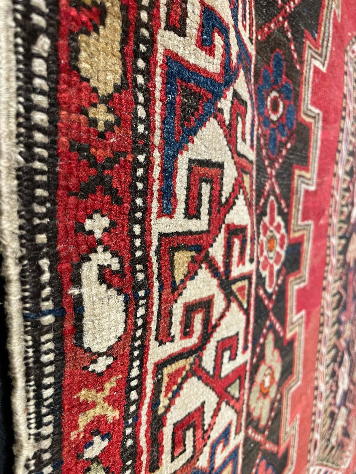 Antique Caucasian Shirvan 'Bird Rug' photo for sale