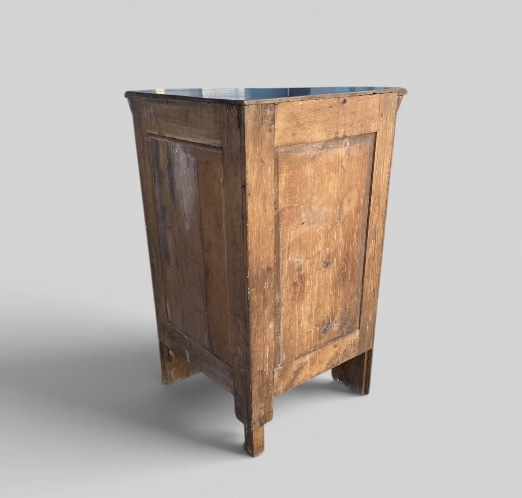 photo for sale Late 19th Century French Oak Provincial Corner Cupboard