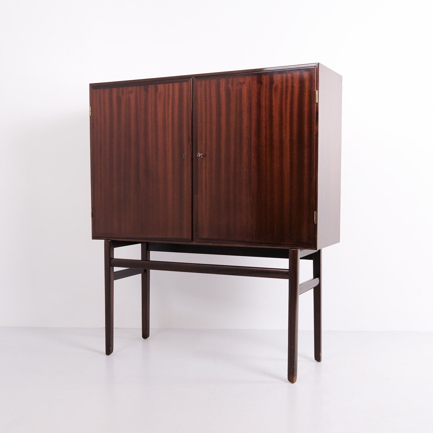 Mahogany Cabinet, Rungstedlund Series By Poul Jeppesens Møbelfabrik. photo furniture