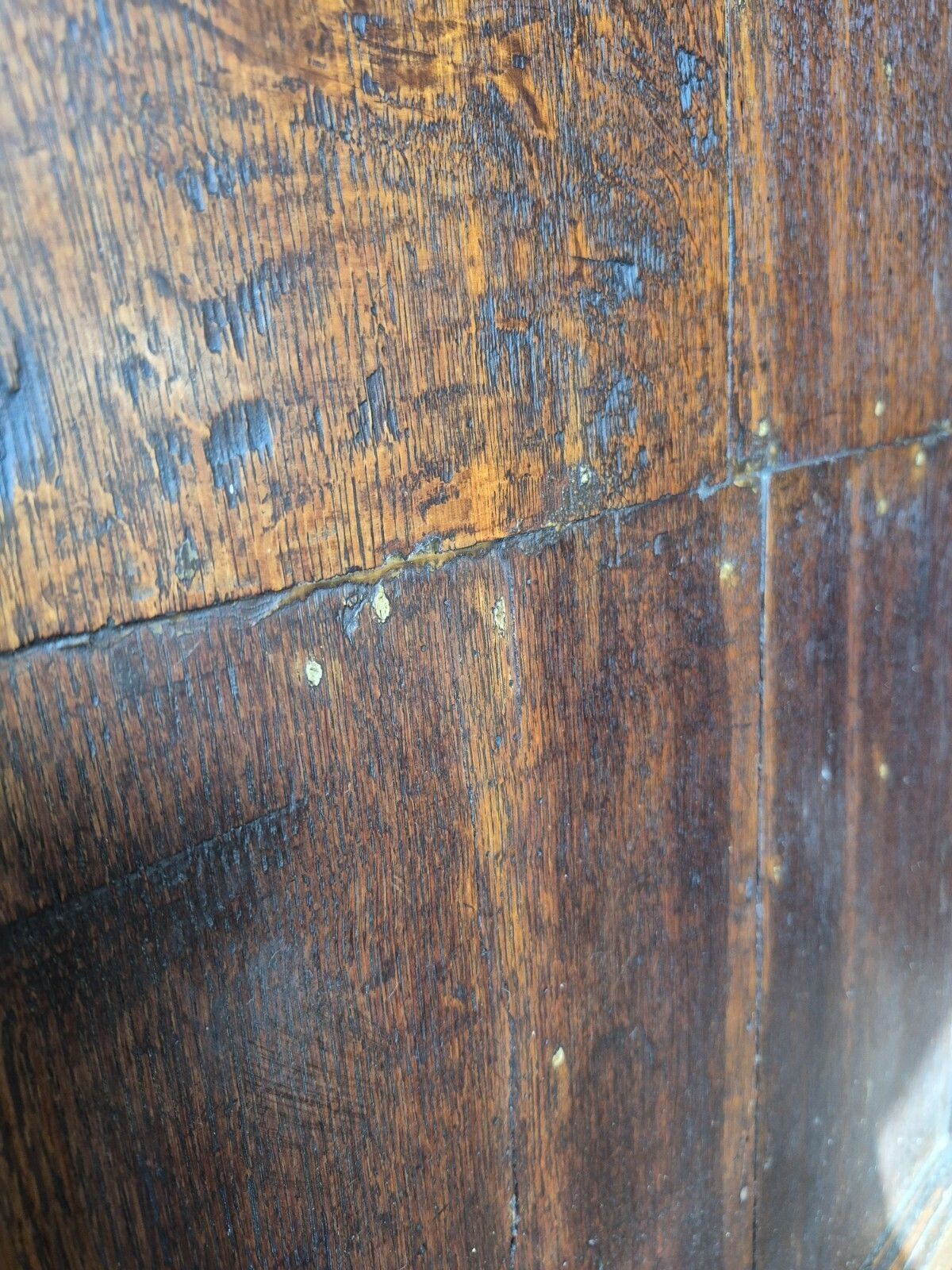 Furniture A Very Pretty Period Character 18th Century Oak Country House Chest Of Drawers photo