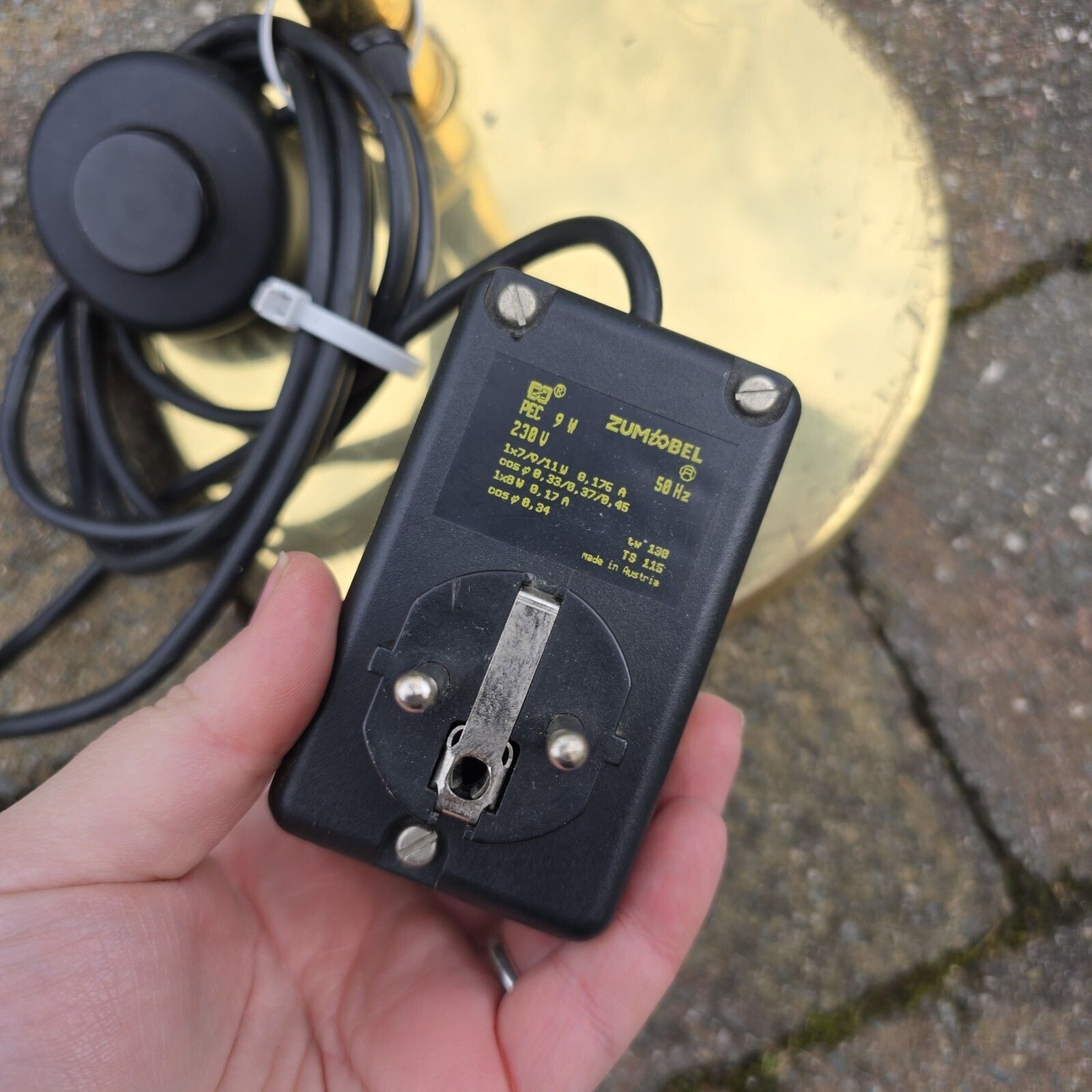 Vintage Floor Lamp Library Reading Pharmacy Brass Deknudt Belgium Rare photo buy