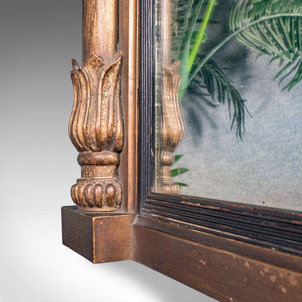 Antique Regency Overmantle Mirror, English, Giltwood, Neoclassical, Circa 1820 photo buy
