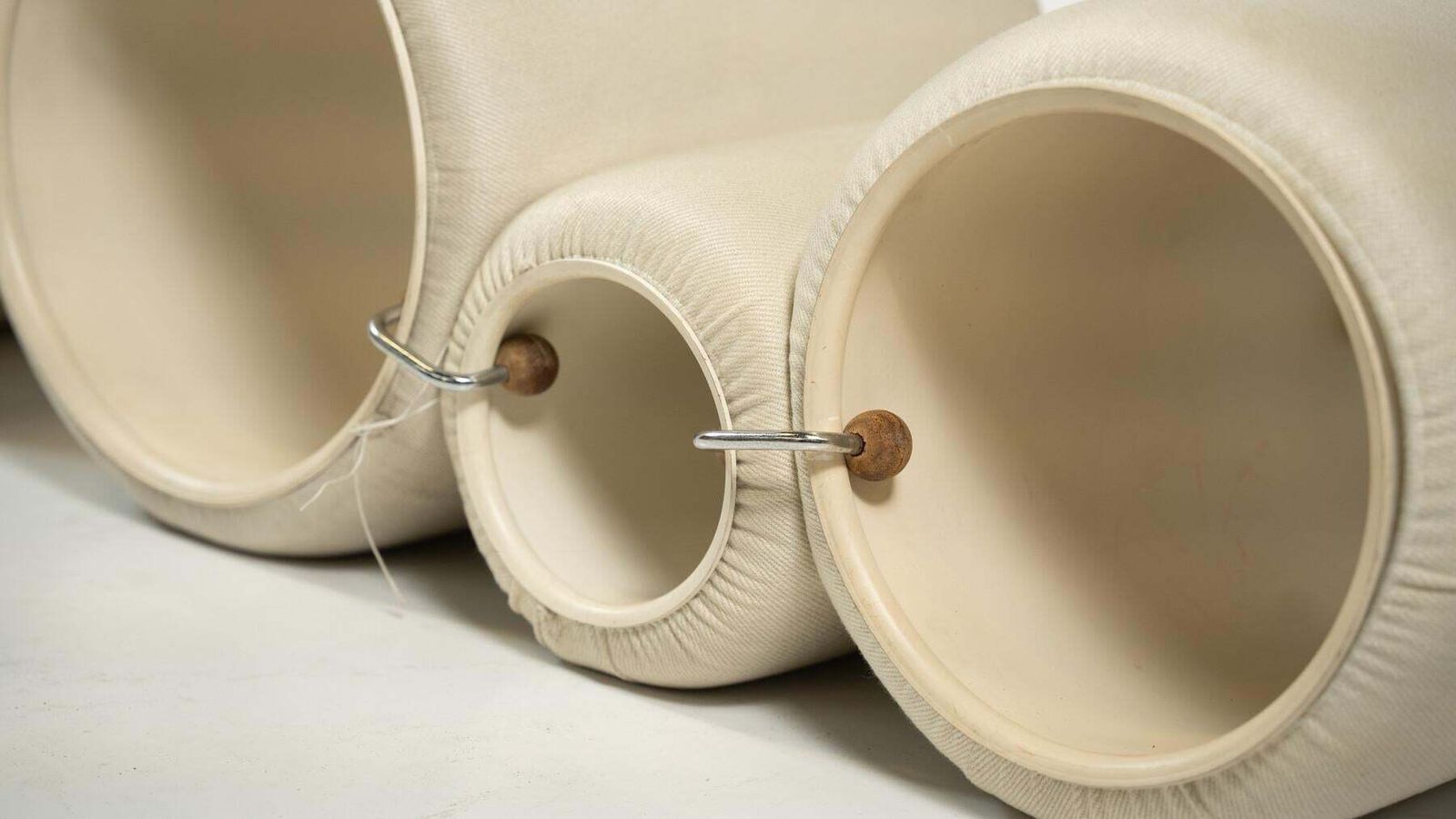 photo for sale Early Edition Pair Of Joe Colombo Tube Chair For Flexform, Italy