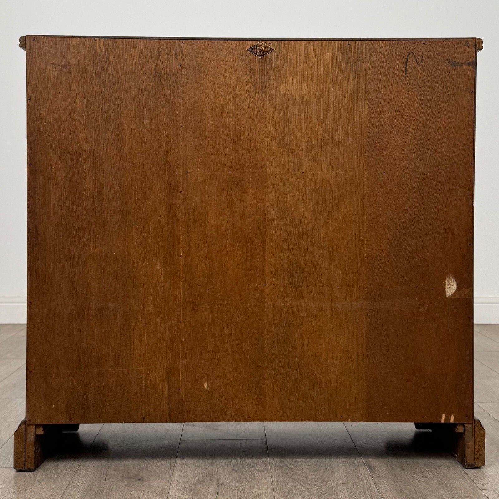 Antique 20th Century Small Linenfold Bookcase In Oak ( Af 5473 ) photo buy