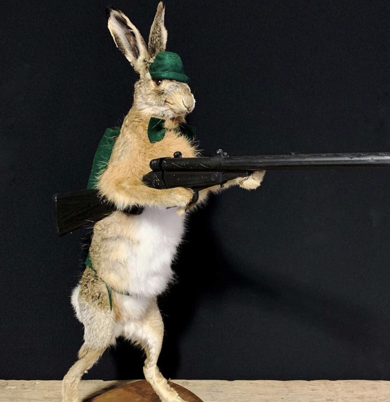 Vintage Mr Hare With Rifle