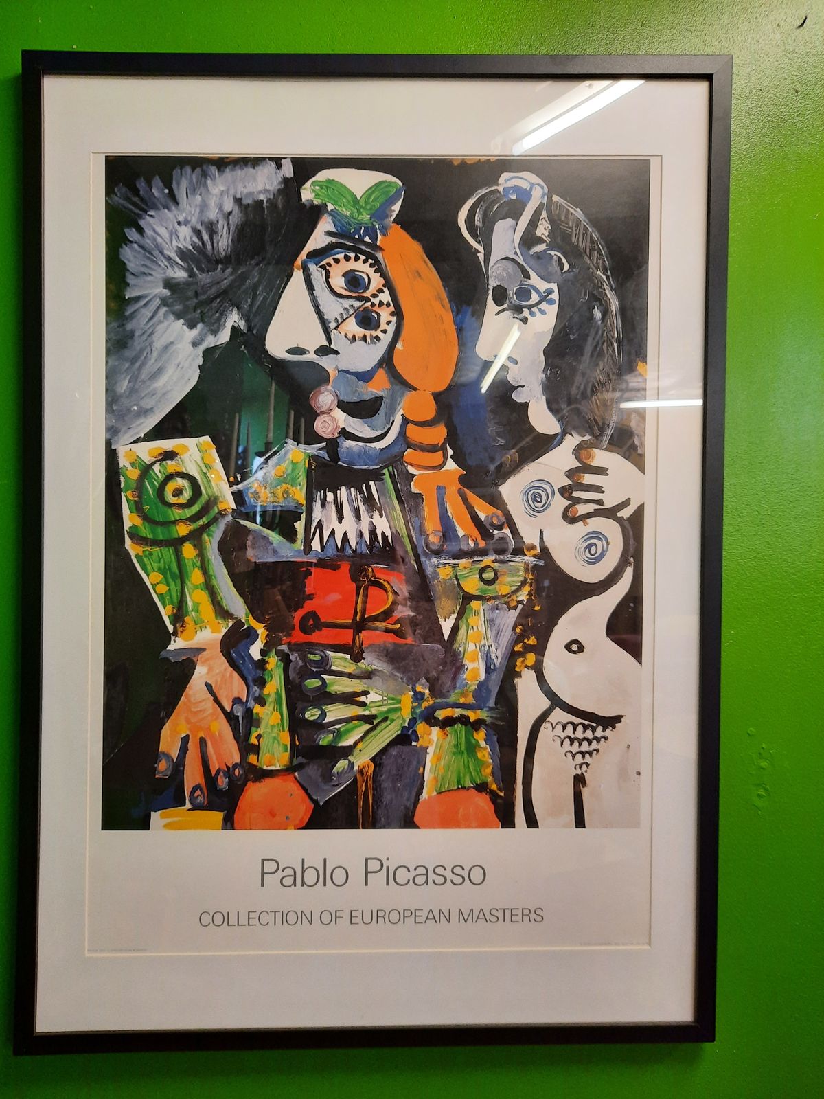 Pablo Picasso Collection Of European Masters Framed Print / Matador E Femme Nue photo Art